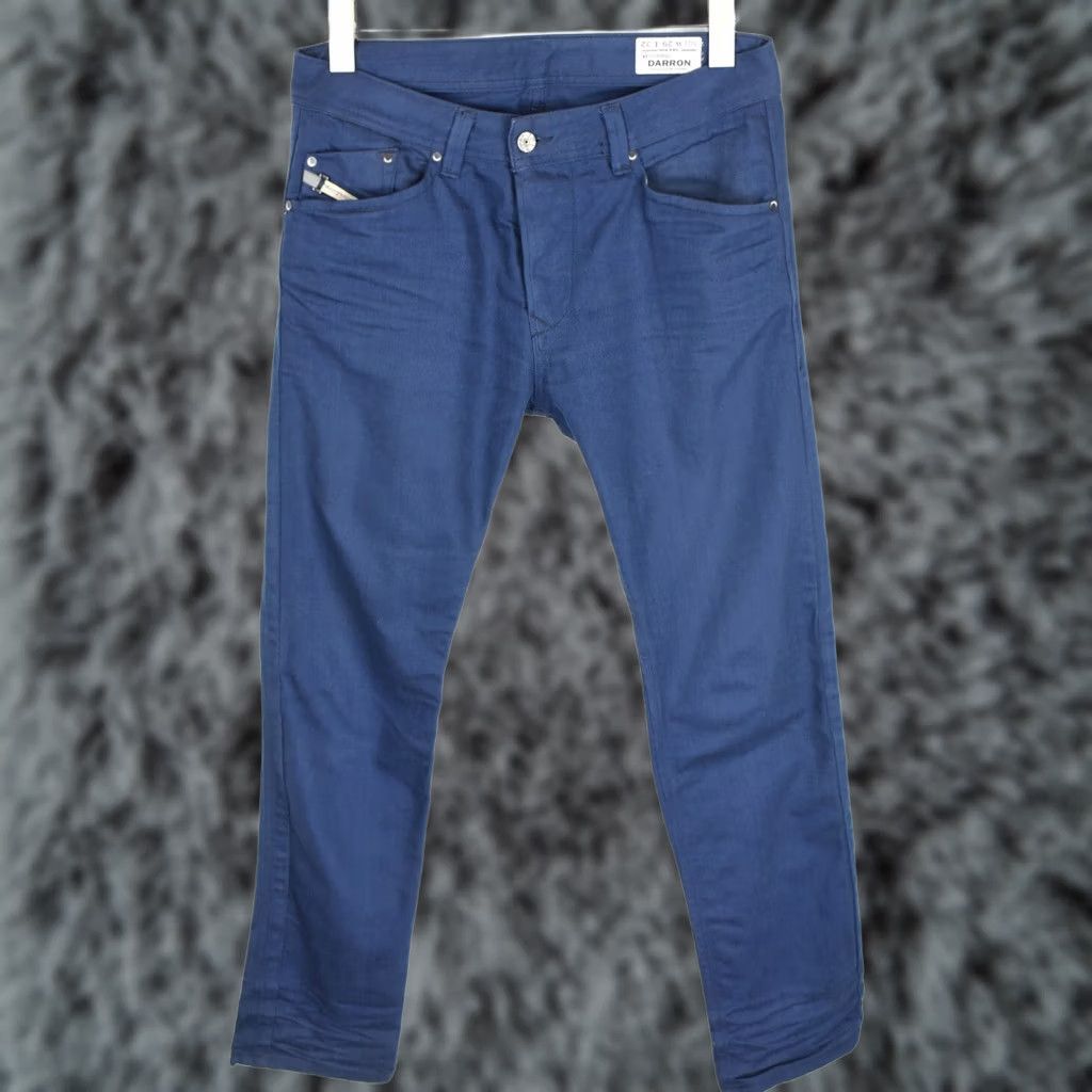 Diesel Diesel Darron Regular Slim-Tapered 008QU Jeans Men W29/L32 Blue Size US 29 - 1 Thumbnail