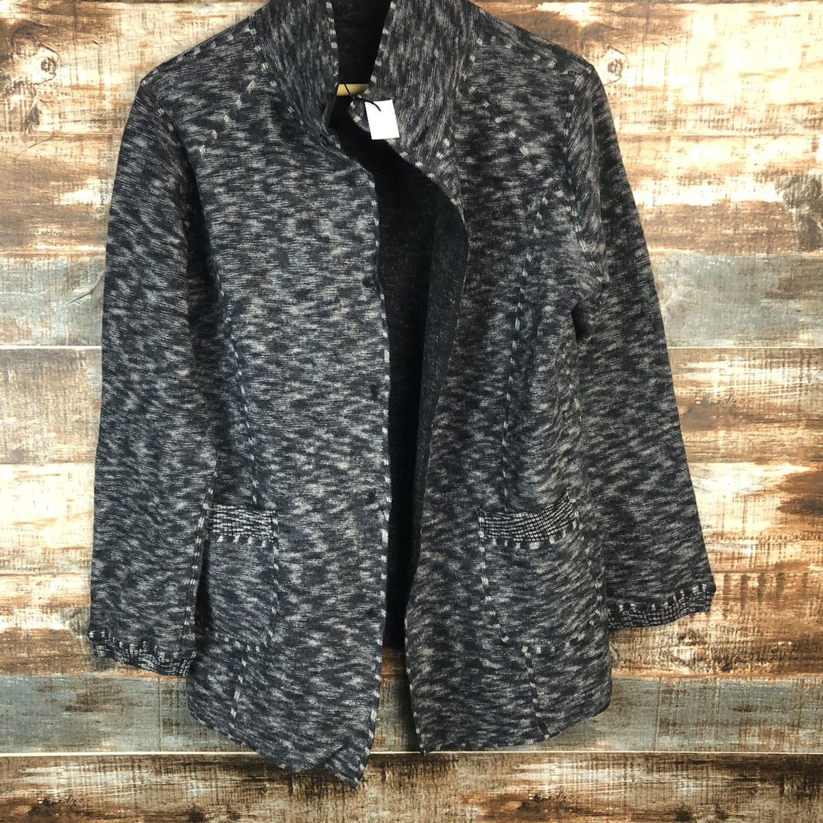 Vintage Japanese Brand Grey Cardigan Knitwear #A1859 Size US M / EU 48-50 / 2 - 3 Thumbnail