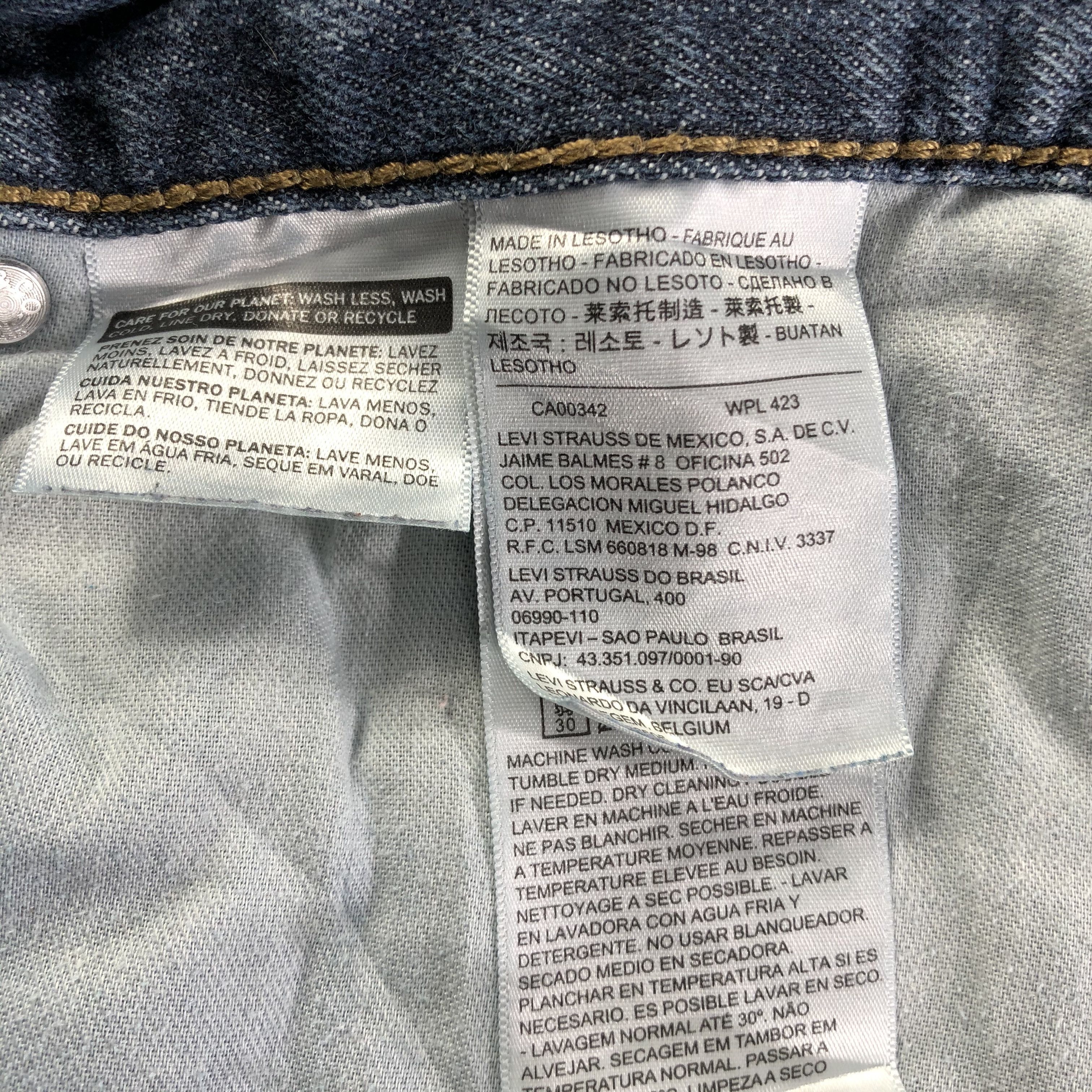 Levi's Vintage Levis 514 Jeans-J3497 Size US 38 / EU 54 - 10 Thumbnail