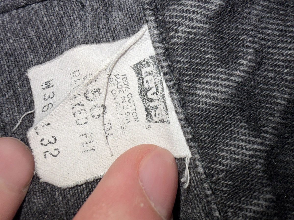 Levi's Orange Tab 550 Washed Black Size US 29 - 4 Thumbnail
