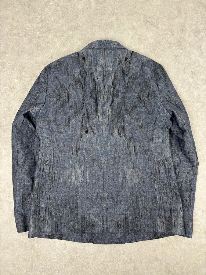 Emporio Armani AW2019 Emporio Armani Double-Breasted Metallic Textured Blazer Jacket Size 44R - 5 Thumbnail