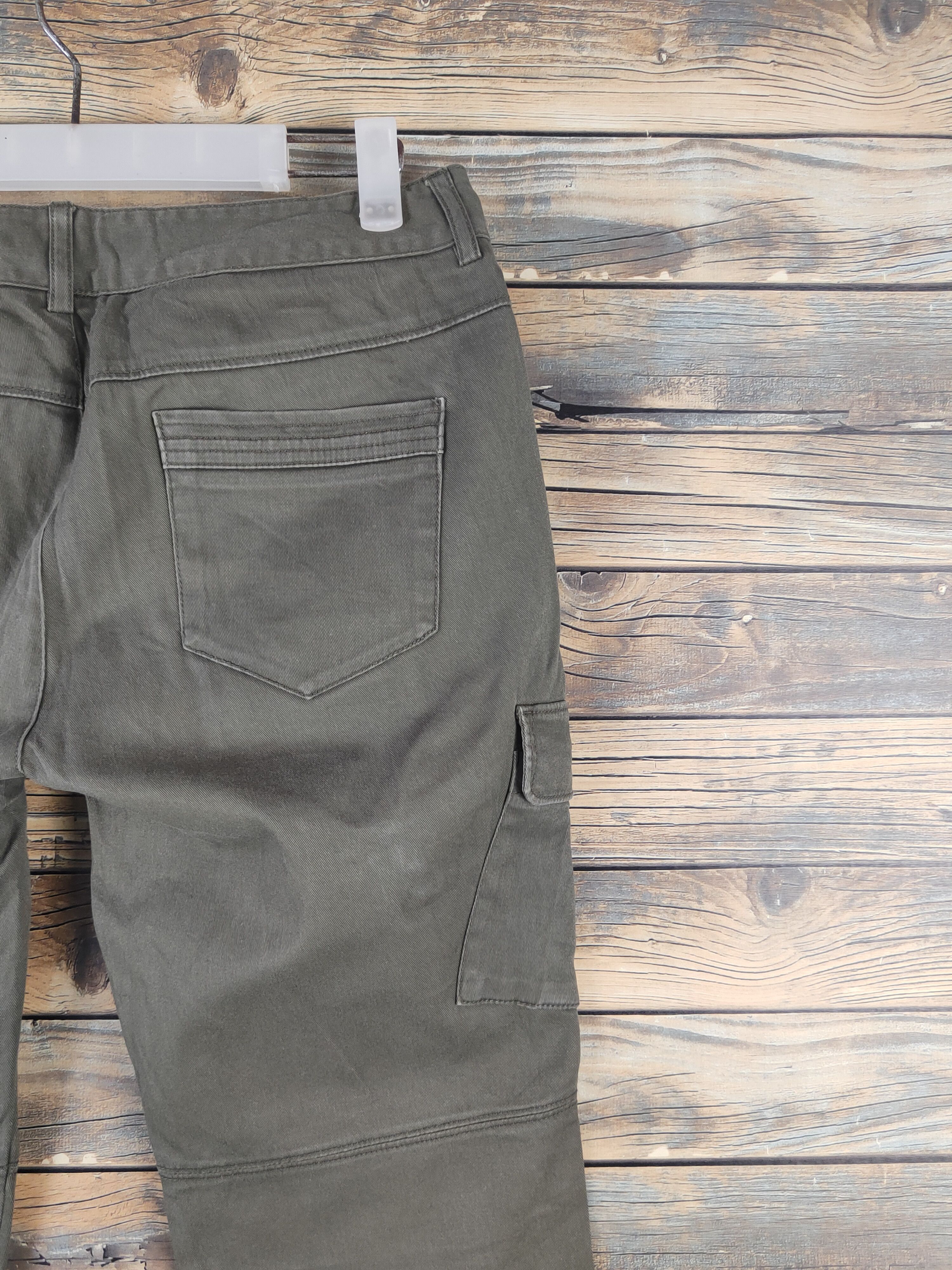Japanese Brand DL Bangbang Olive Multipocket Tactical Cargo Pants #1771 Size 29" - 10 Thumbnail