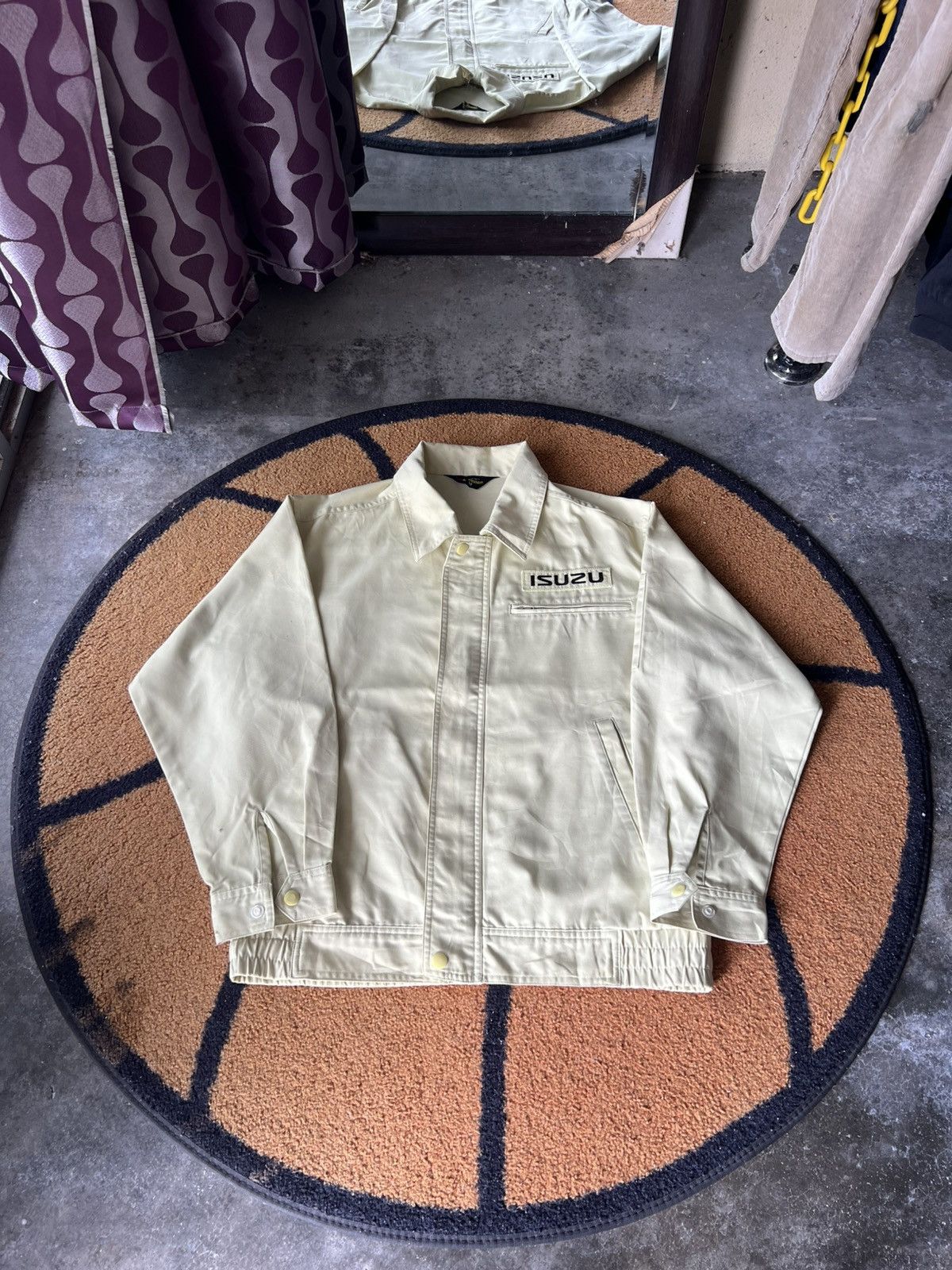 Japanese Brand 🔥Vintage Hanma Isuzu Work Jacket Size US M / EU 48-50 / 2 - 2 Thumbnail