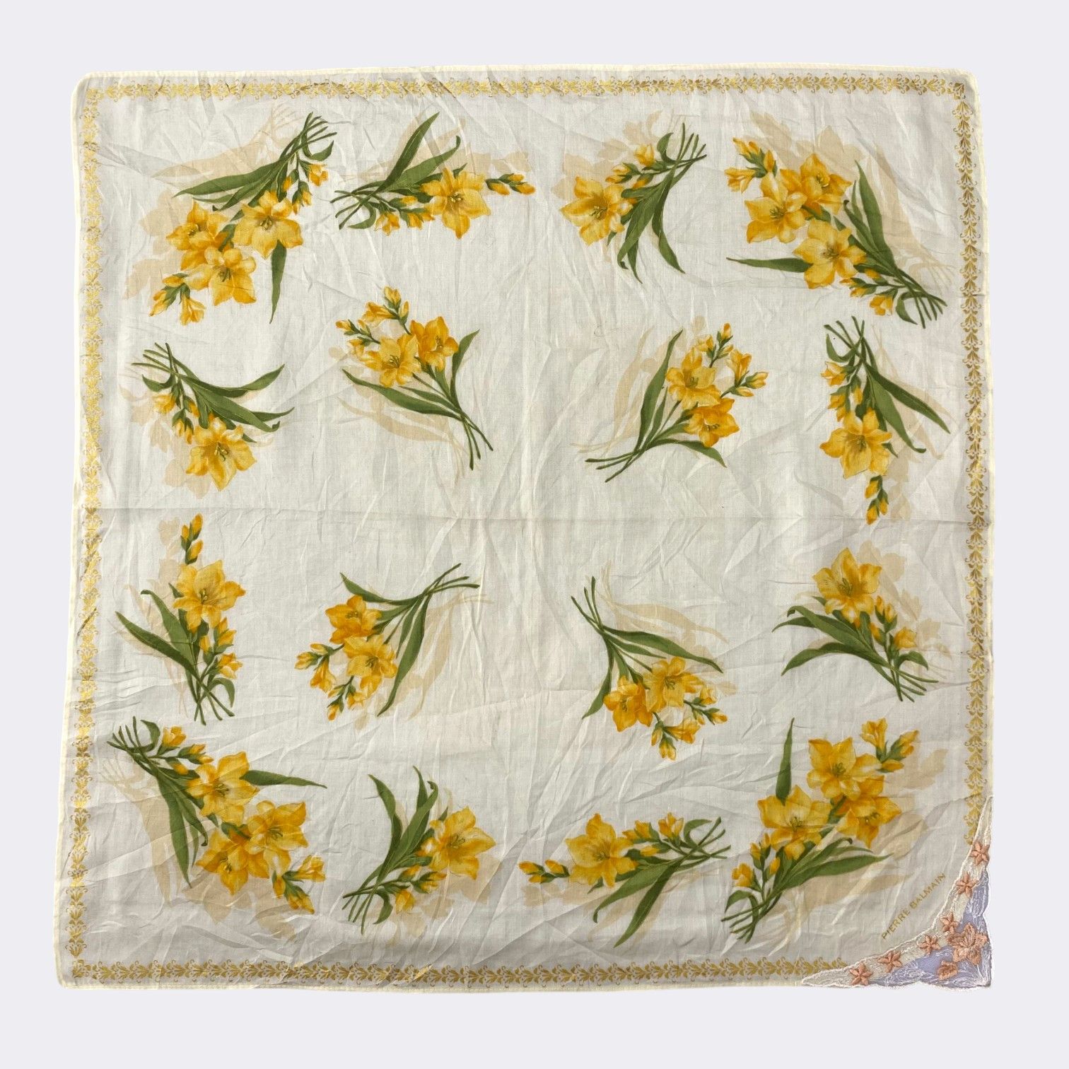 Pierre Balmain Vintage Pierre Balmain Handkerchief Bandana H108R Size ONE SIZE - 1 Thumbnail