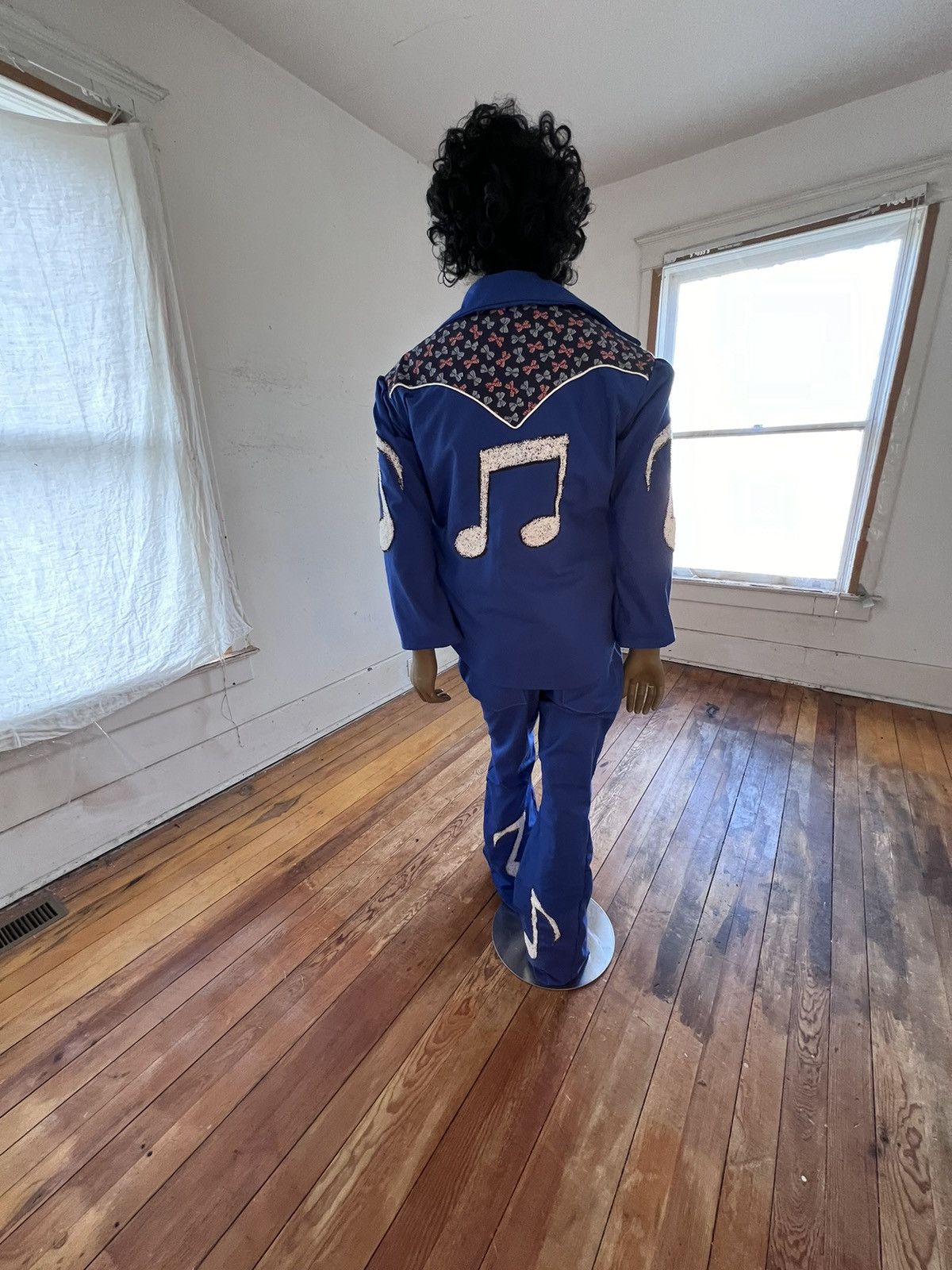 Other Men’s Embroidered Western Suit 42 musical Notes By A Herman Size 42L - 5 Thumbnail