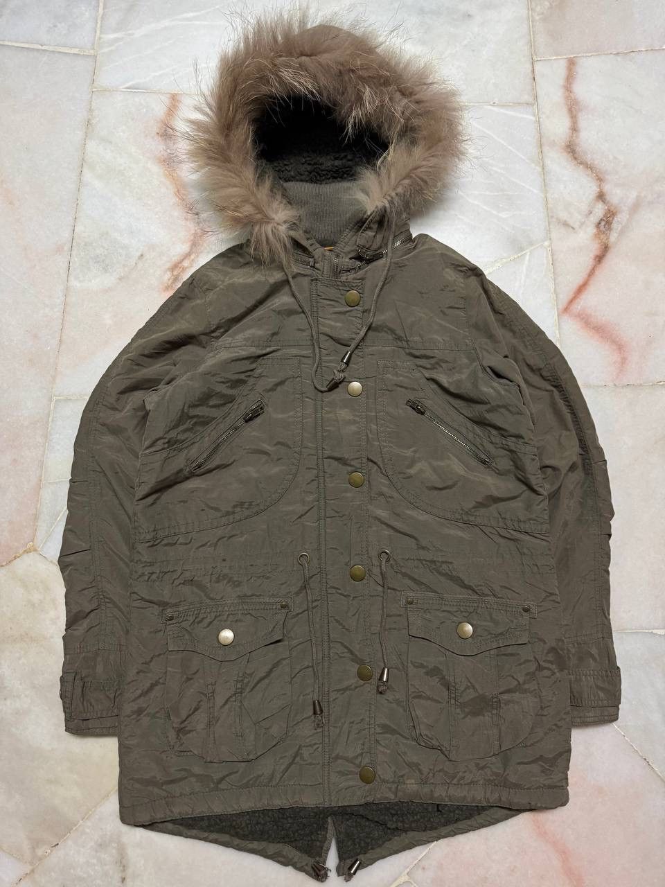 Tornado Mart TYPE AIRFORCE-07 US ARMY SHERPA WOOL JACKET LGB STYLE Size US S / EU 44-46 / 1 - 3 Thumbnail