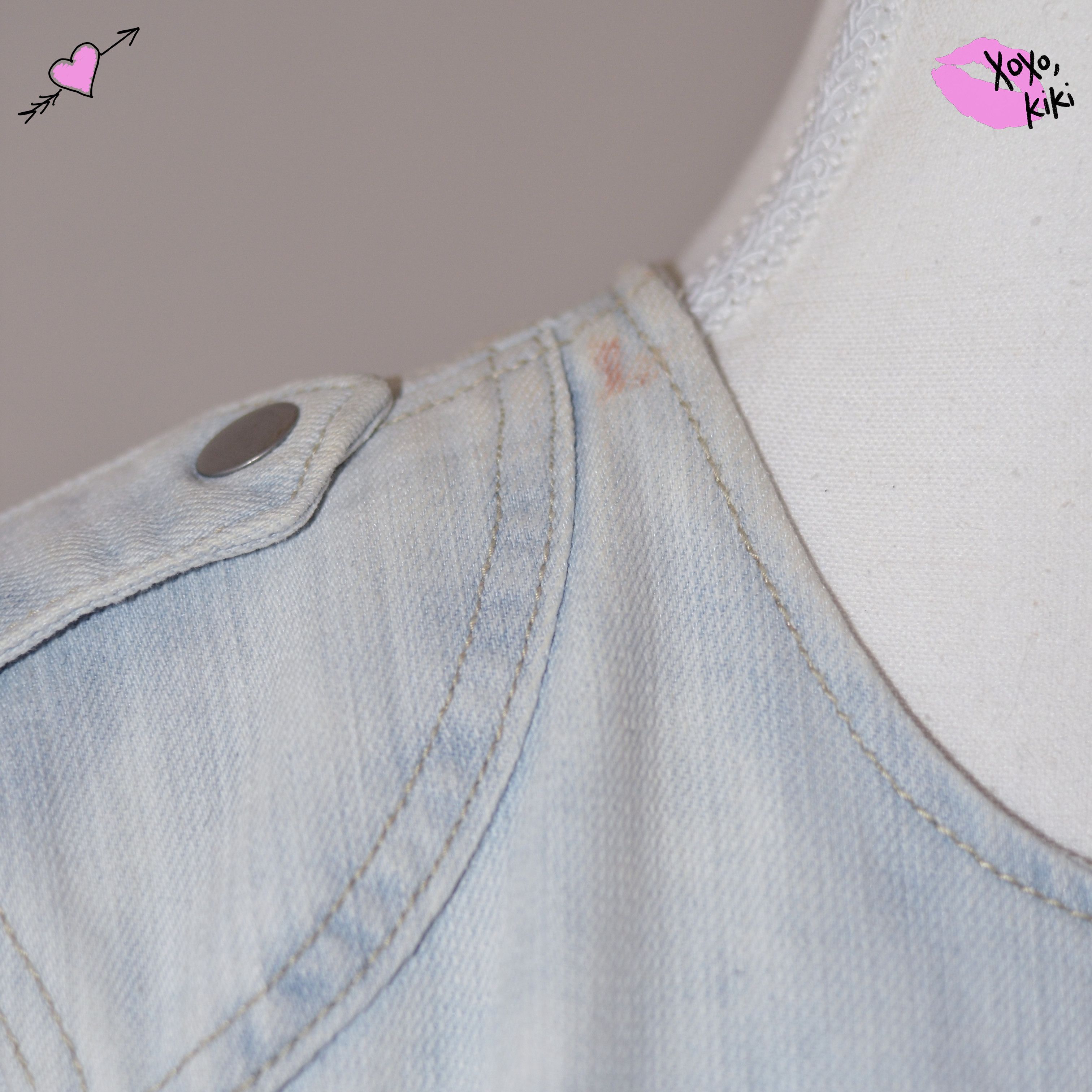 Other Y2K Light Wash Denim Long Sleeve Size M / US 6-8 / IT 42-44 - 5 Thumbnail