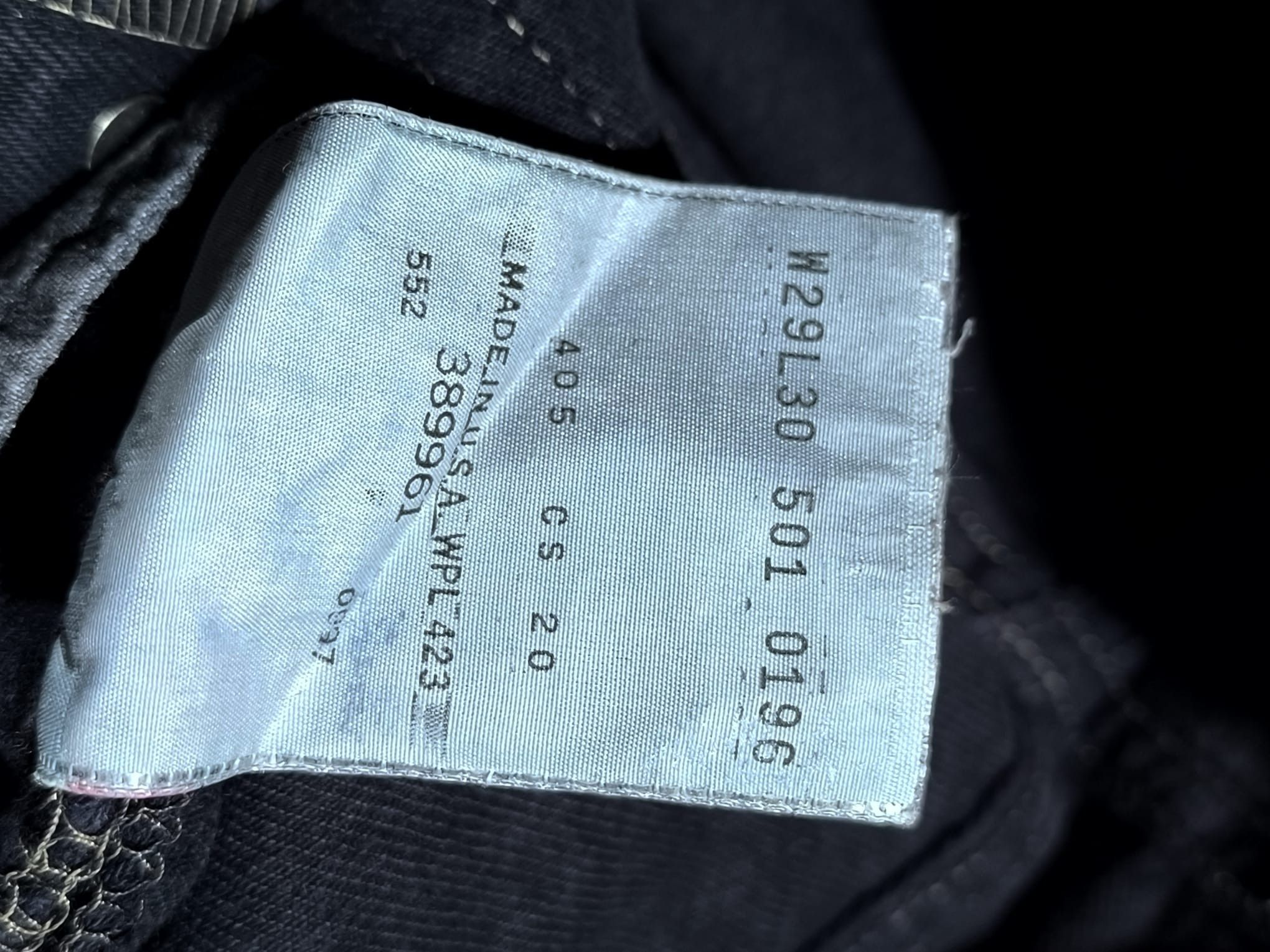 Levi's 90s vintage Levis 501 insane rare jeans made in USA Size 28" / US 6 / IT 42 - 10 Thumbnail