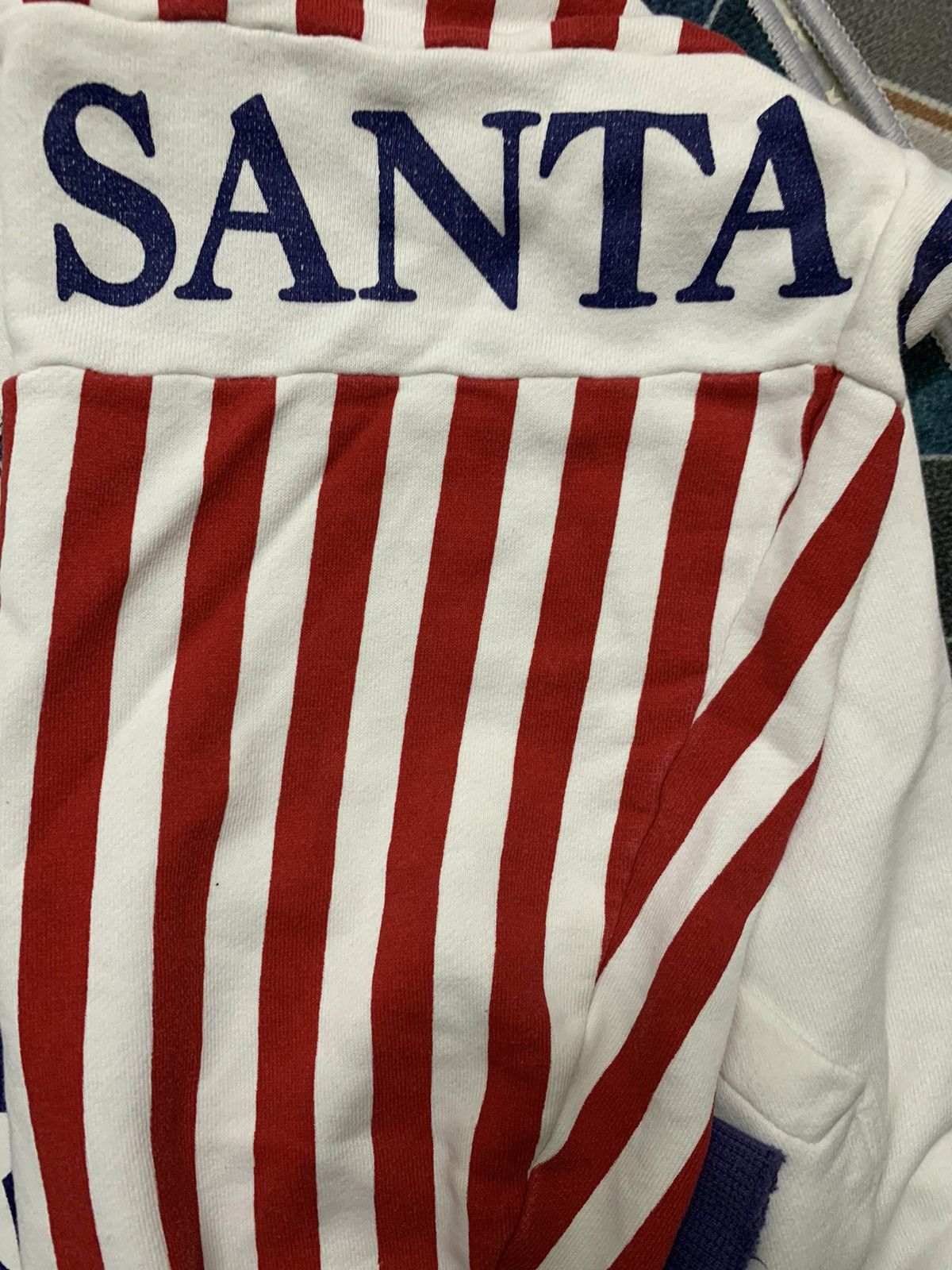 Vintage VINTAGE CAPTAIN SANTA 1985 USA FLAG HOODIE Size US M / EU 48-50 / 2 - 14 Thumbnail