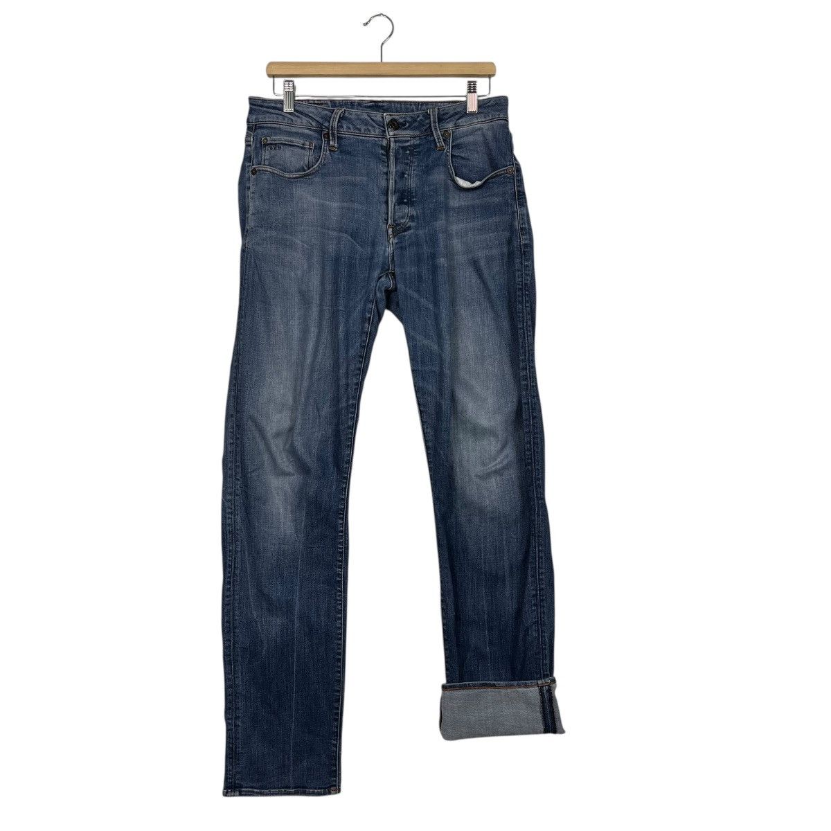 G-Star Vintage G-star Raw Denim Jeans Size US 32 / EU 48 - 11 Thumbnail
