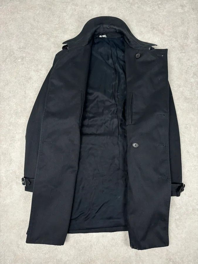 Dior AW2009 Dior Black Wool Double-Breasted Trench Coat by Kris Van Assche Size US M / EU 48-50 / 2 - 9 Thumbnail