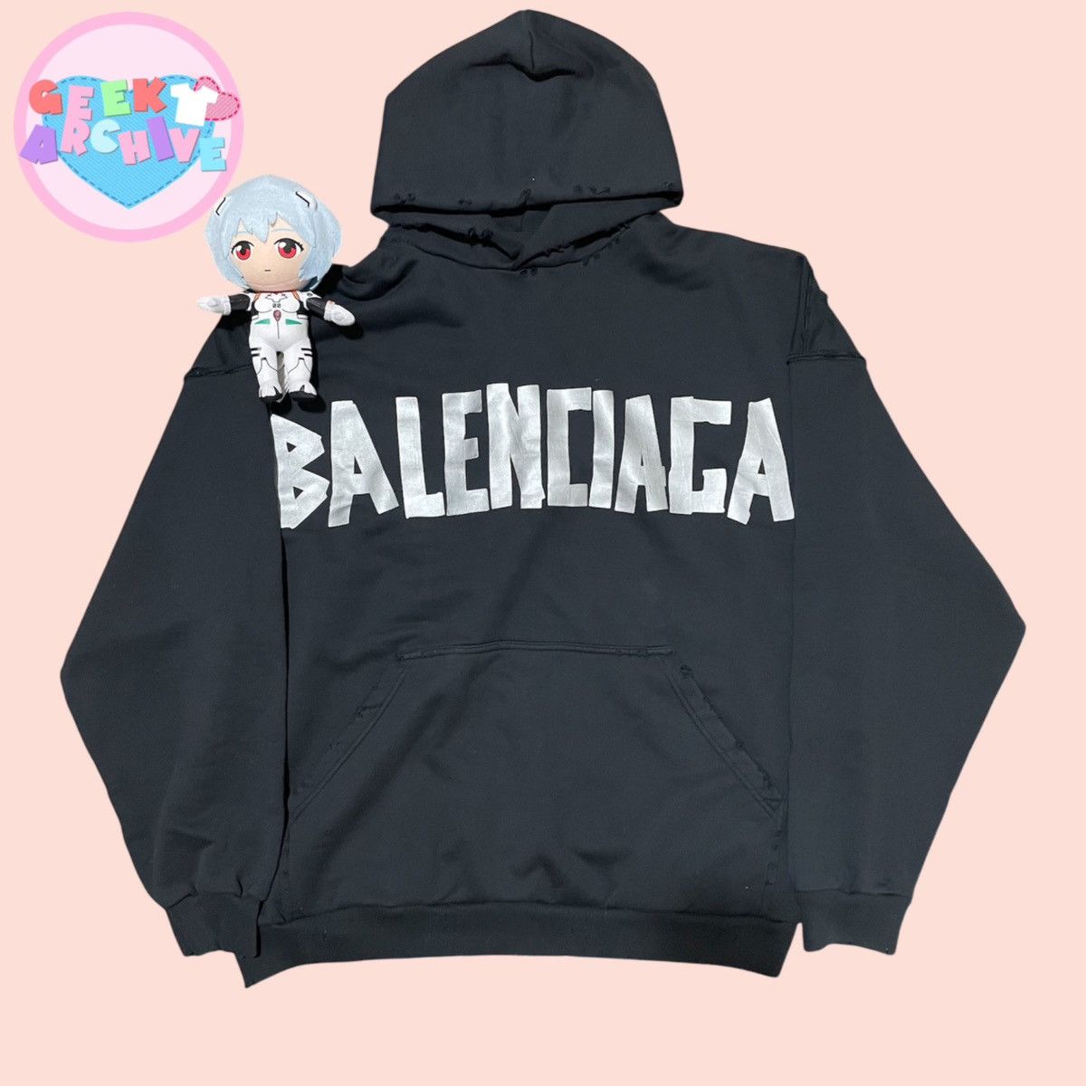 ◆SALE◆直営店◆【BALENCIAGA】Cities Paris フーディー Balenciaga o1mt1gz0824 Cities Paris Hoodie Wide Fit in Black
