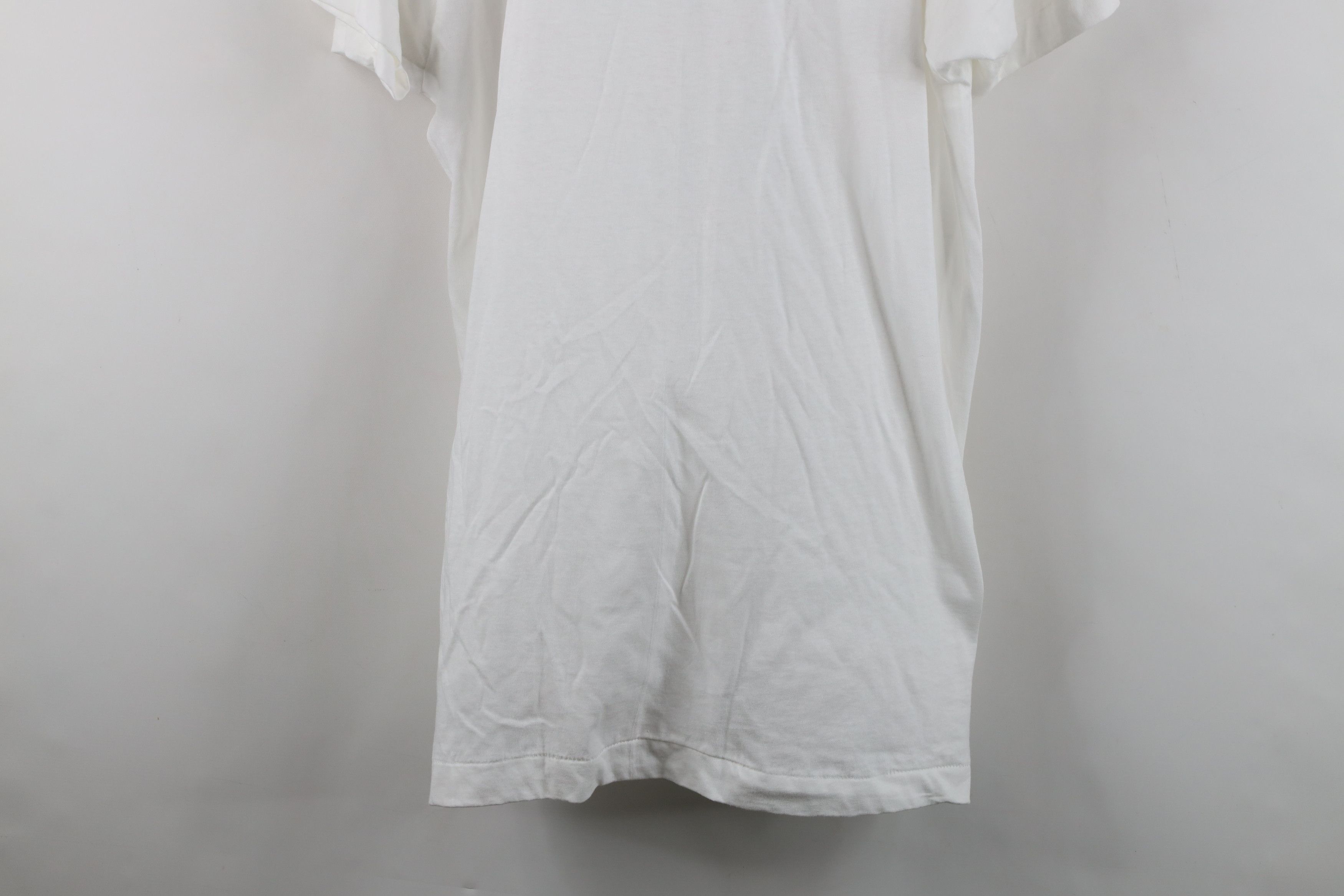 Vintage Vintage 90s Streetwear Cotton Short Sleeve T-Shirt White USA Size US XL / EU 56 / 4 - 9 Thumbnail