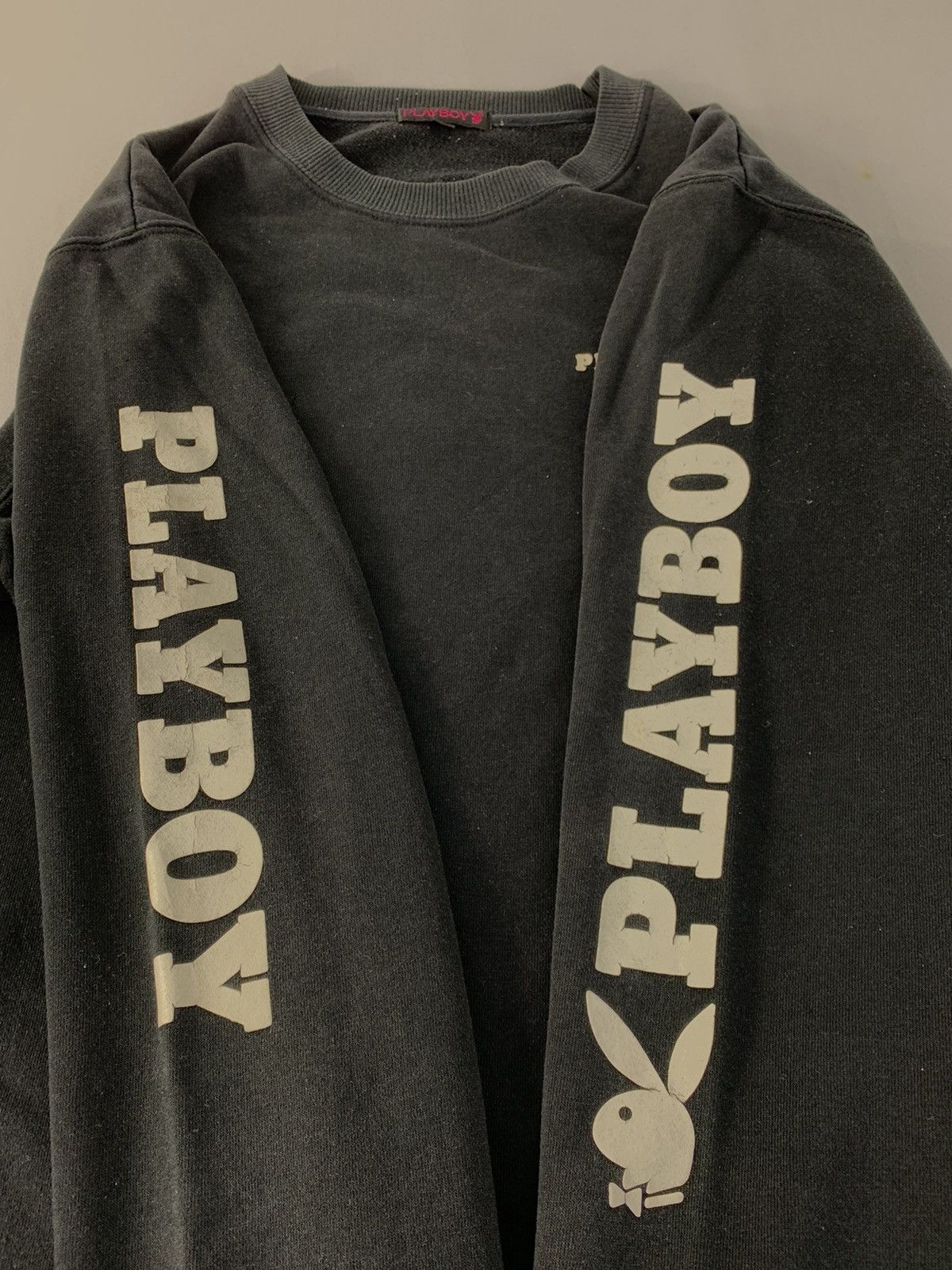 Playboy × Vintage Hype Playboy Crewneck Sweatshirt Big Logo Side Tape Unisex Size US M / EU 48-50 / 2 - 2 Thumbnail