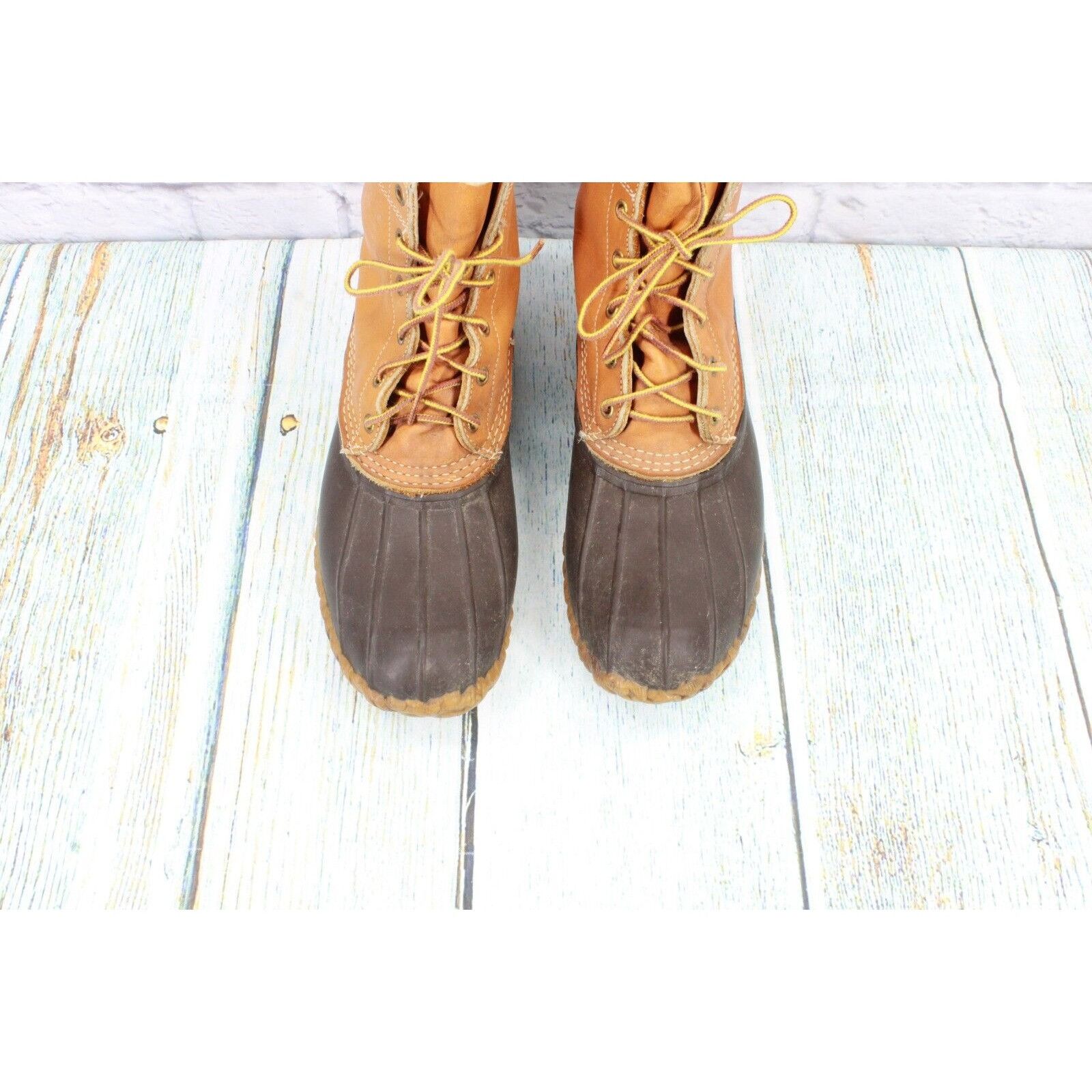 L.L. Bean × Leather × Vintage Vintage LL Bean Women's Leather Duck Boots Size 11 Narrow Size US 11 / IT 41 - 5 Thumbnail