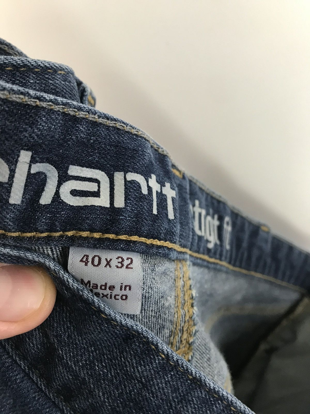Carhartt Carhartt Straight Fit Denim Jeans Made in Mexico Size US 40 / EU 56 - 6 Thumbnail