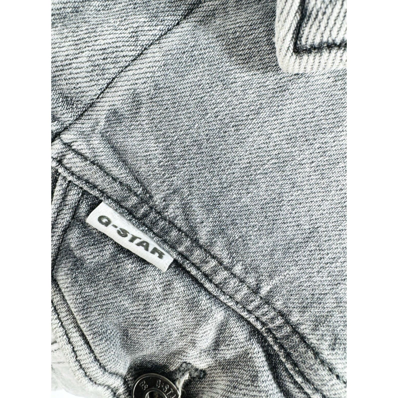 G-Star G-STAR G STAR - Denim Deconstructed 3D Trucker Jacket Mens S Gray Size US S / EU 44-46 / 1 - 3 Thumbnail