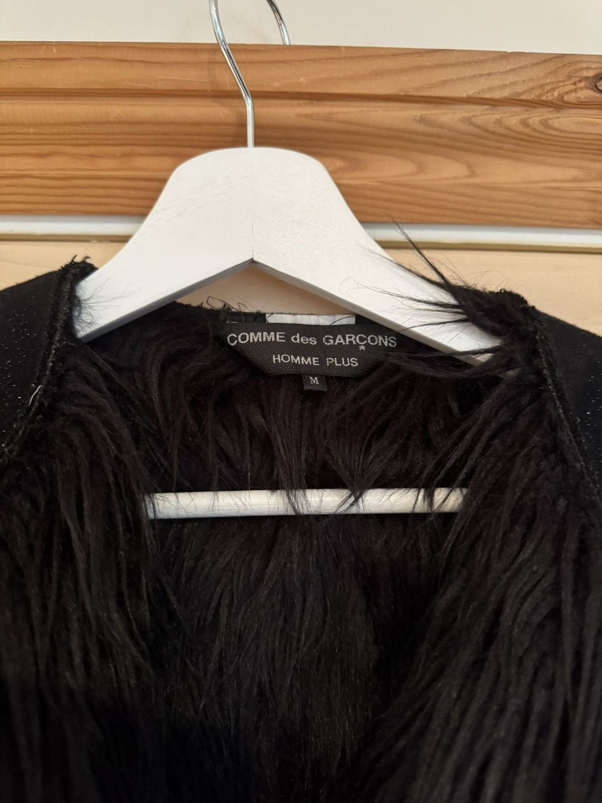 Comme des Garcons Homme Plus Comme des Garçons Glitter Plaid Fur Jacket Size US M / EU 48-50 / 2 - 4 Thumbnail