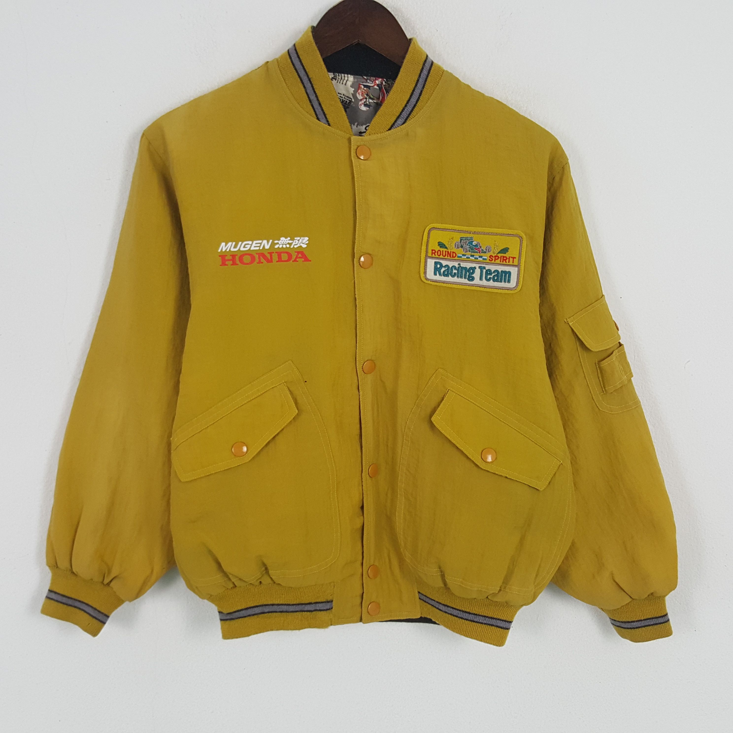 Japanese Brand × Vintage Vintage Mugen Honda Racing Team Custom Logo Varsity Jacket Size US M / EU 48-50 / 2 - 3 Thumbnail