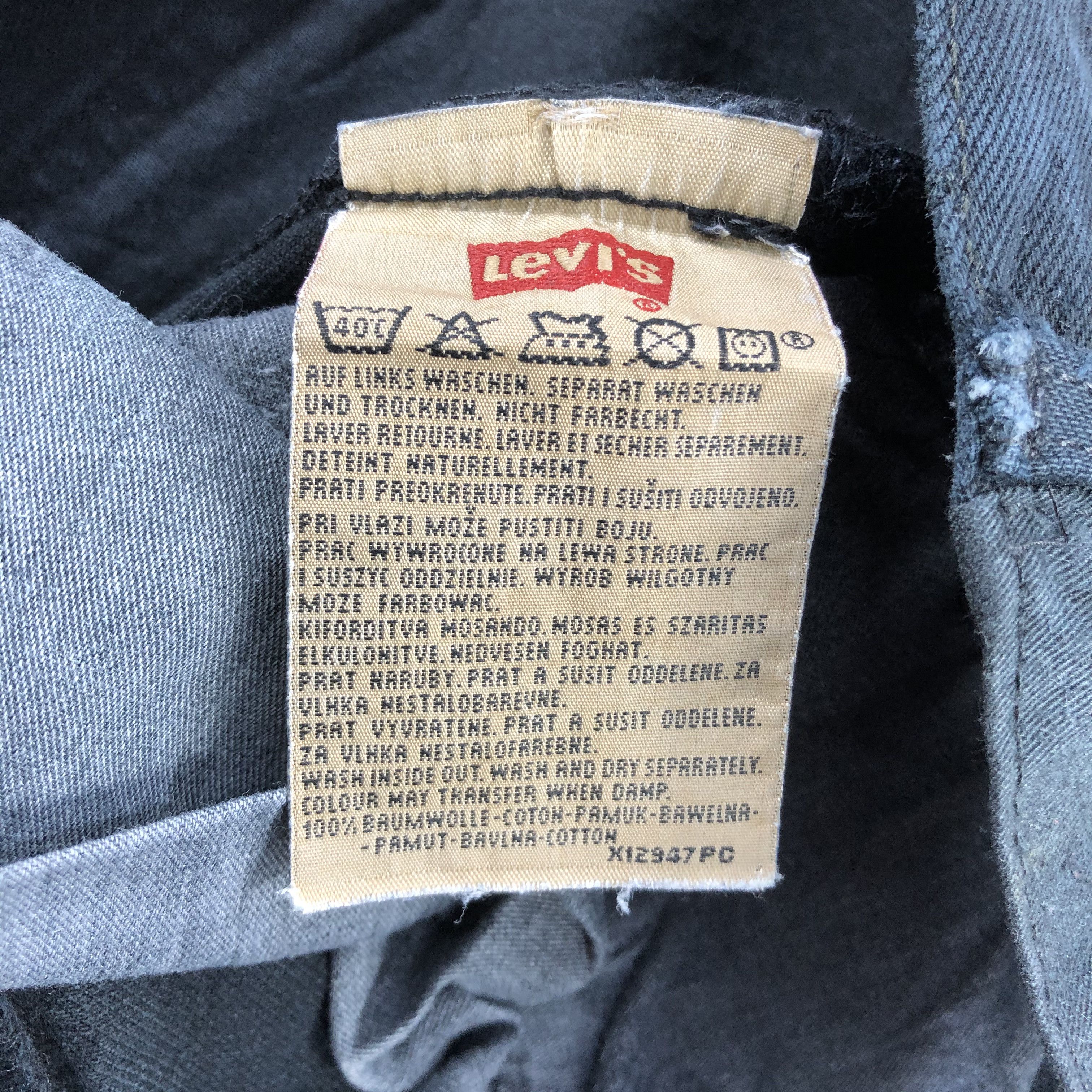 Levi's × Vintage 90s Vintage Levis 501 Earth Tone Jeans-JM2358 Size US 37 - 12 Thumbnail