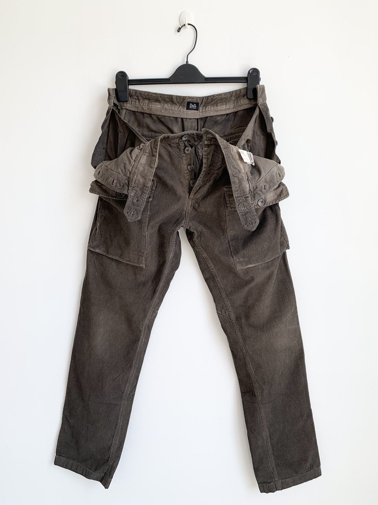 Dolce & Gabbana Archive Dolce & Gabbana Big Front Pocket Military Cargo Pant Size US 31 - 3 Thumbnail