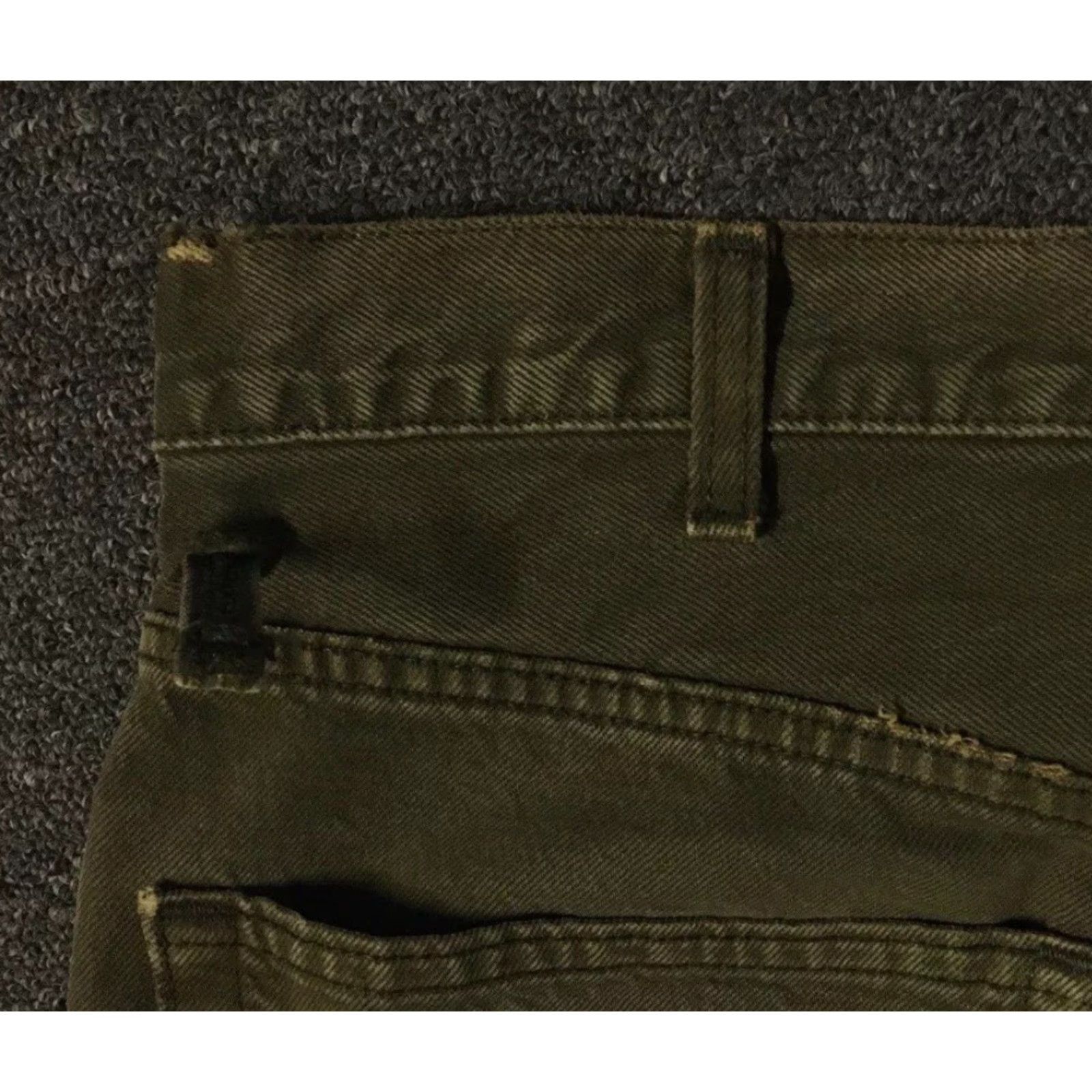 Levi's VINTAGE Levi's 550 Jeans Men 38 Green Distressed Straight 90s Grunge USA 80s Punk Skater Bands Leather Tie? Wait. Size US 38 / EU 54 - 4 Thumbnail