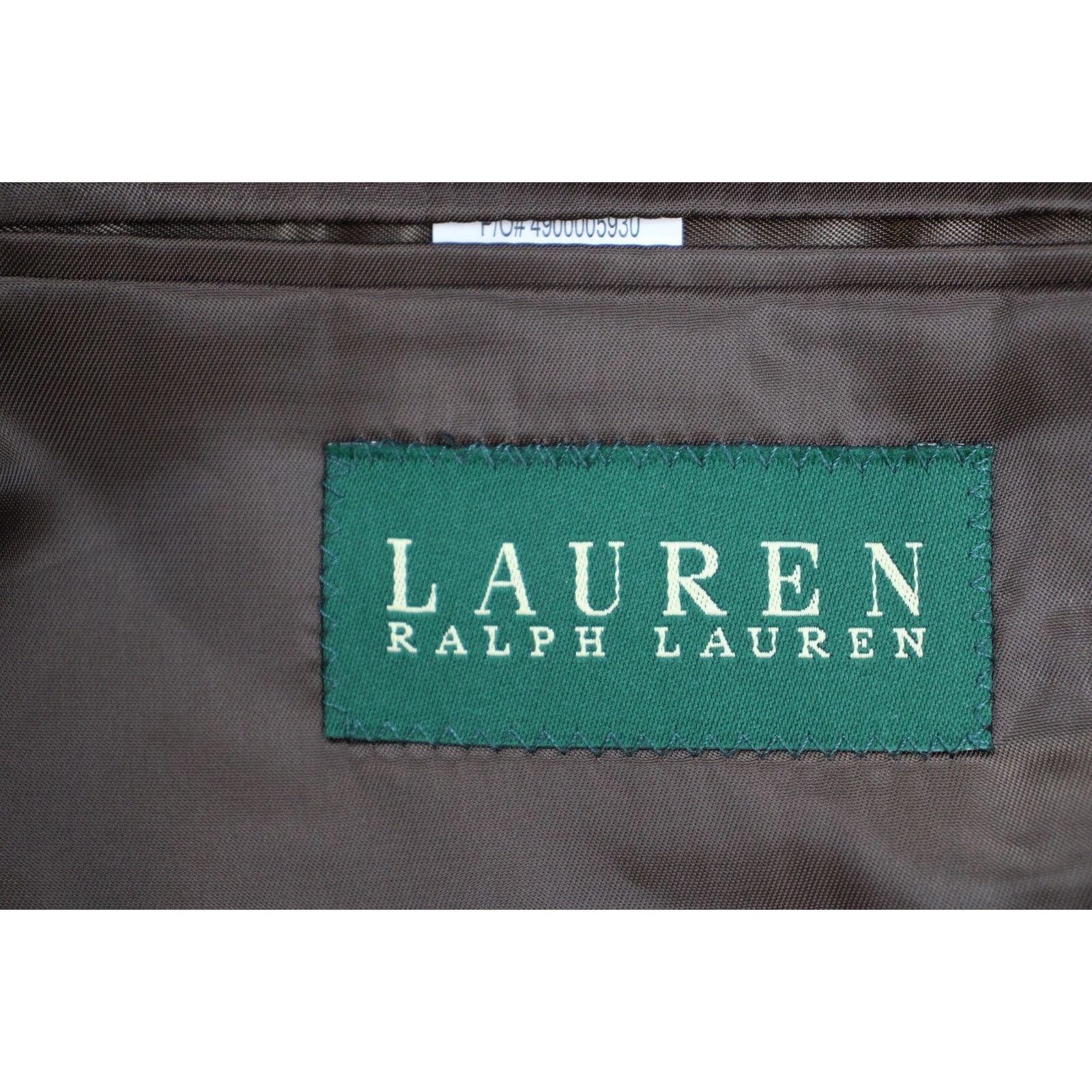 Lauren Ralph Lauren Ralph Lauren Blazer Mens 42L Brown Microfiber Faux-Suede Size 42L - 6 Thumbnail