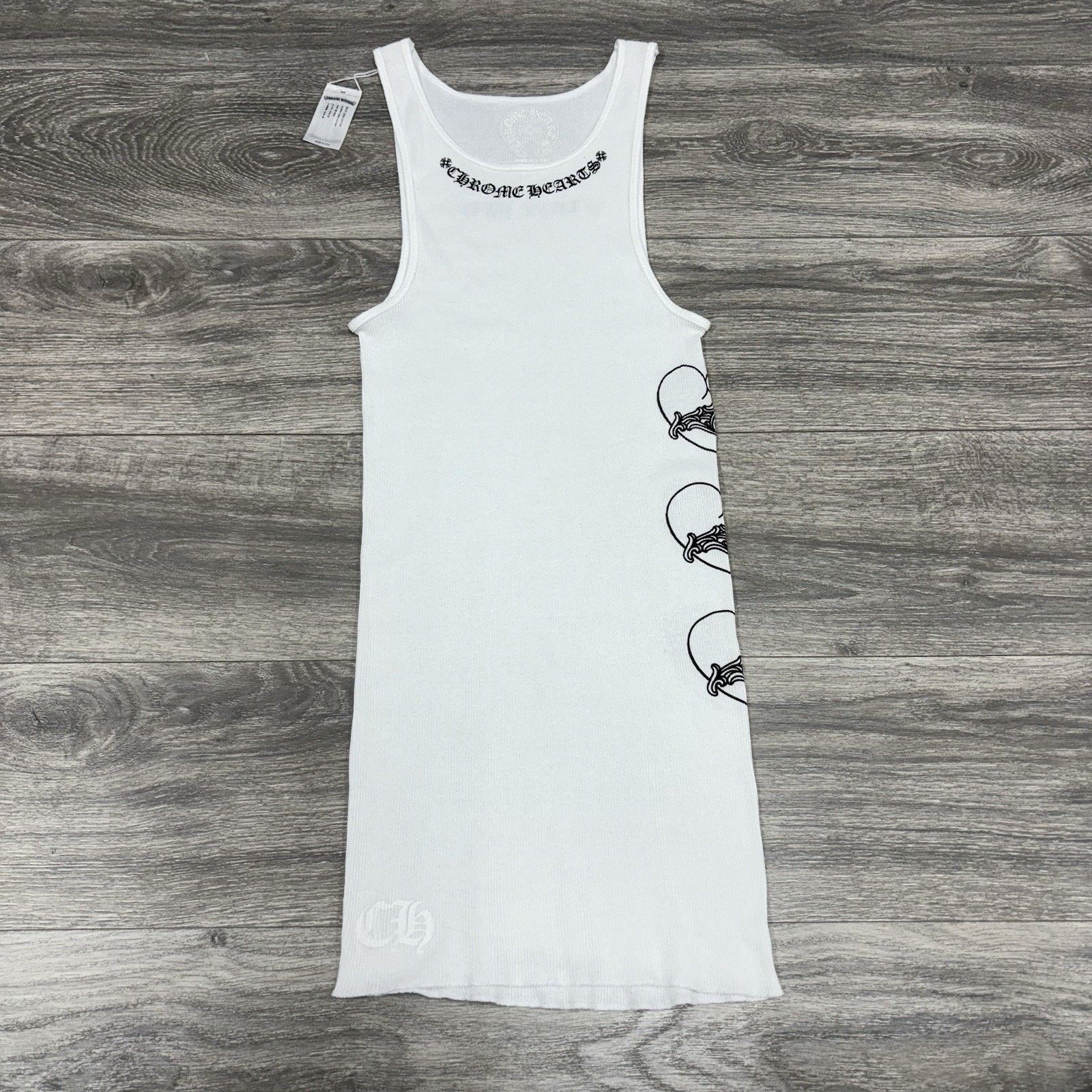CHROME HEARTS (クロムハーツ) LOVE YOU RIB TANK BRAND NEW CHROME HEARTS LOVE YOU RIB TANKS ARE NOW AVAILABLE