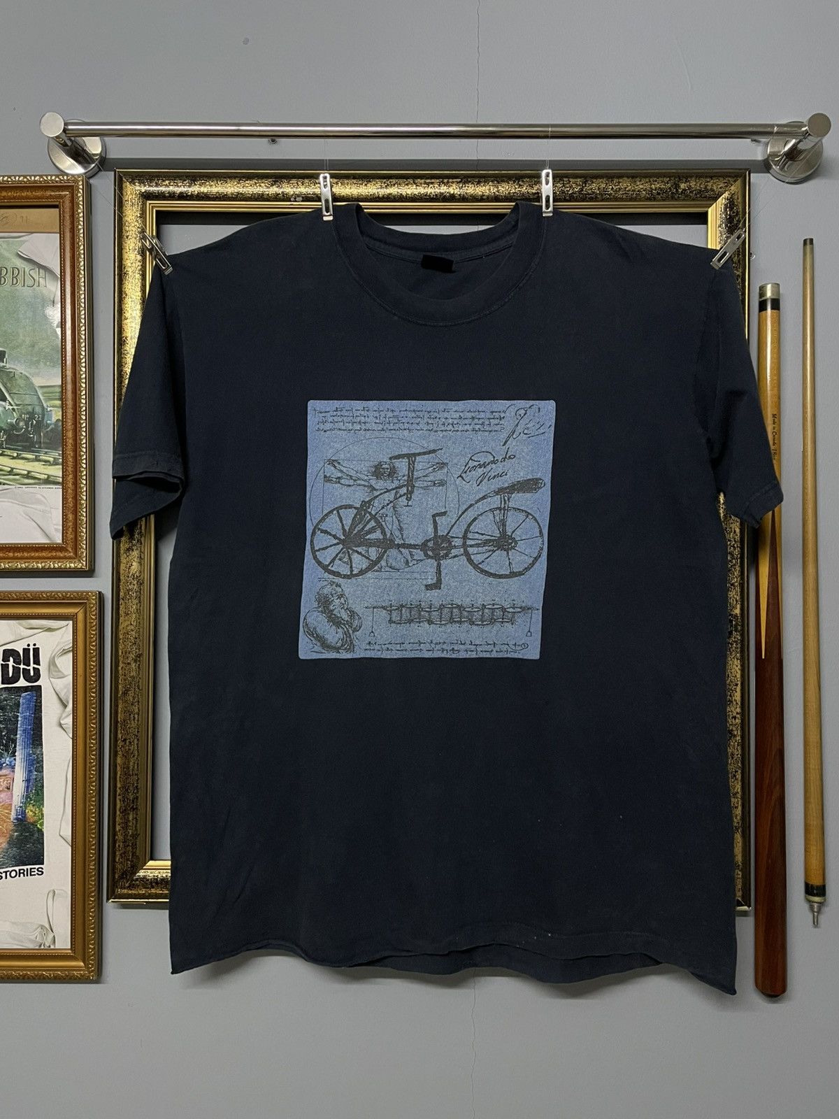 Vintage Vintage 1990s Art Designer Leonardo Da Vinci Italian Painter Size US L / EU 52-54 / 3 - 1 Thumbnail