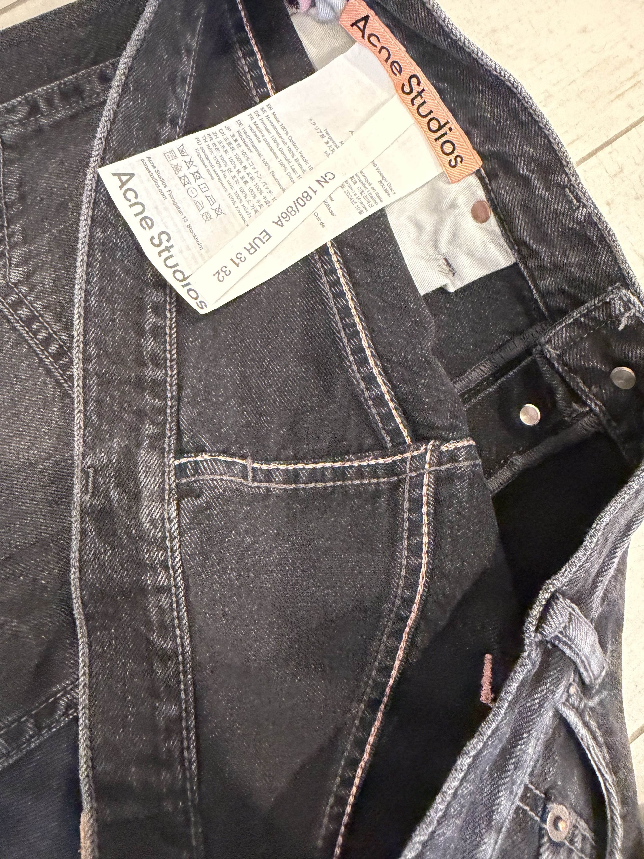 Acne Studios 1999m Vintage Black Size US 31 - 6 Thumbnail