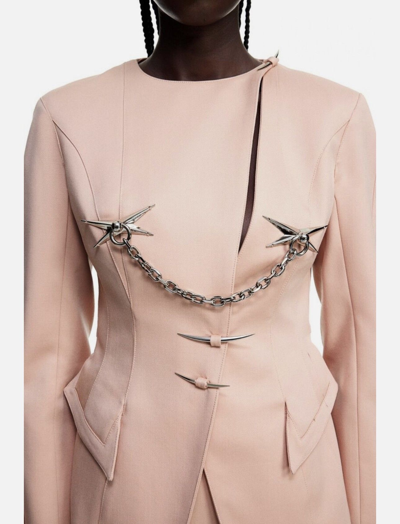 Mugler Mugler x H&M Spike Skirt Suit Set Size S / US 4 / IT 40 - 9 Thumbnail