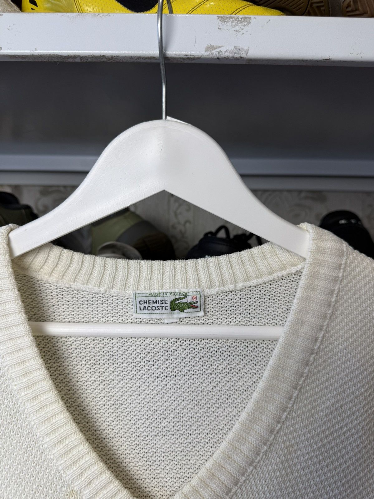 Lacoste Chemise Lacoste Vest Sweater Made In France Size US M / EU 48-50 / 2 - 3 Thumbnail