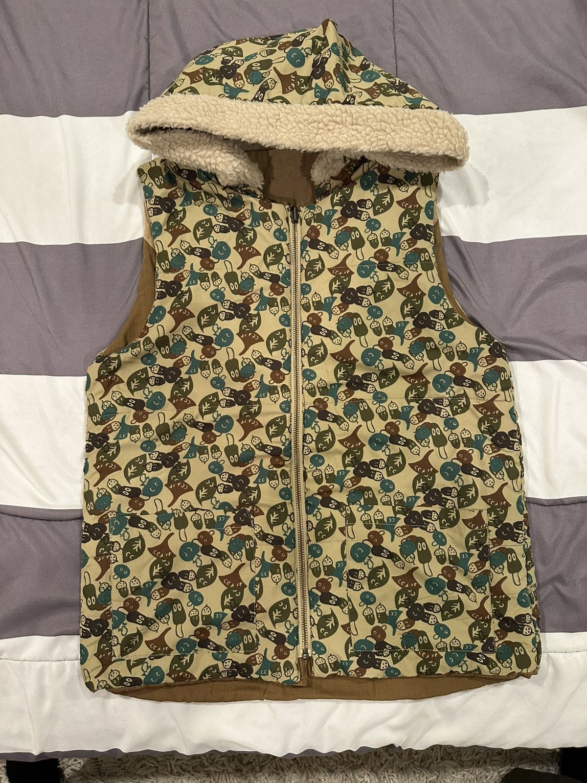 Ne-Net Ne-Net By Issey Miyake Reversible Sherpa Vest Size US S / EU 44-46 / 1 - 1 Thumbnail