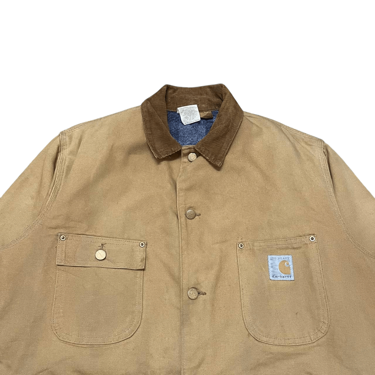 Carhartt Vintage 80's Carhartt 100 Years Blanket Lined Jacket Size US M / EU 48-50 / 2 - 2 Thumbnail