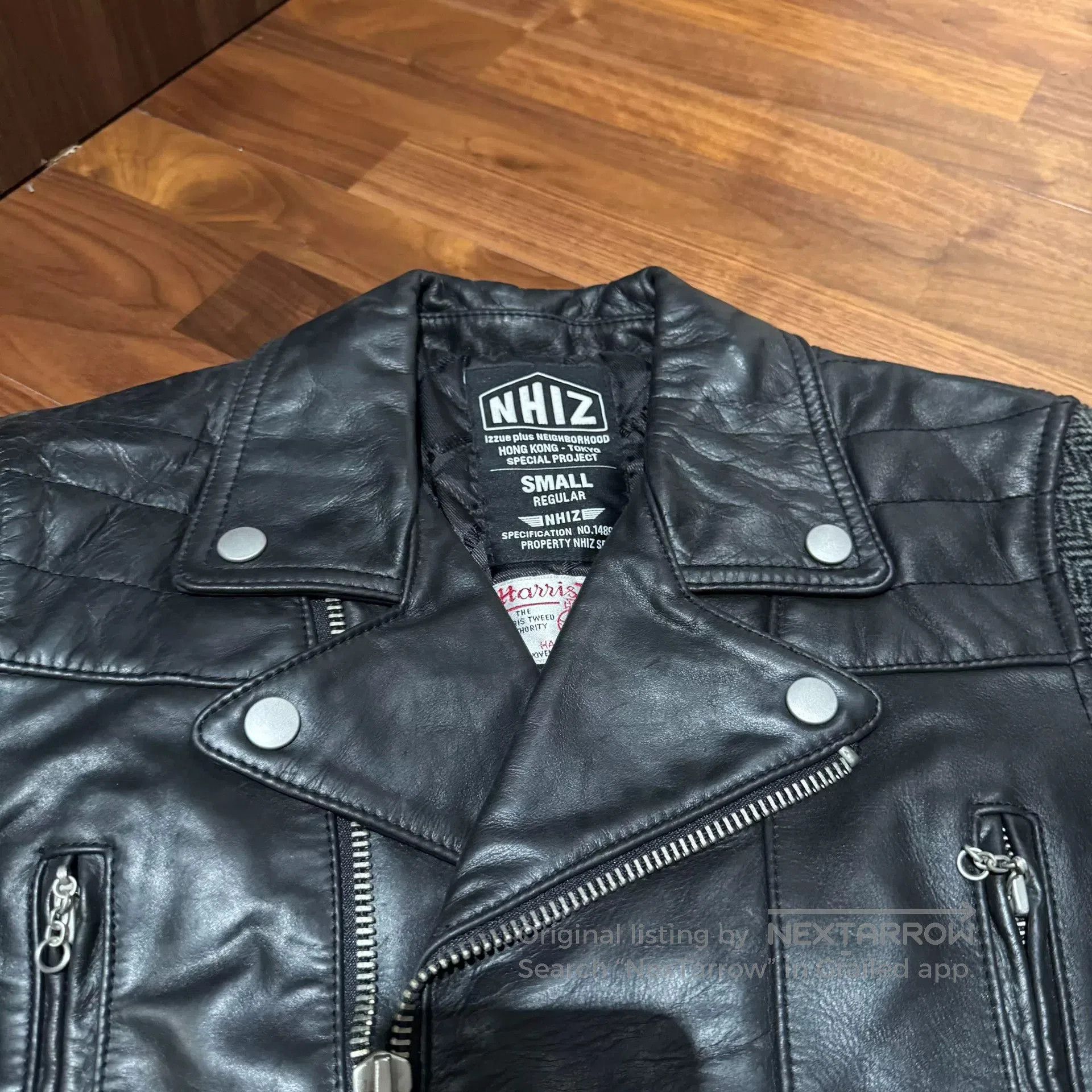 Other nhiz x Harris Tweed Wool Motorcycle Jacket. Size US S / EU 44-46 / 1 - 3 Thumbnail
