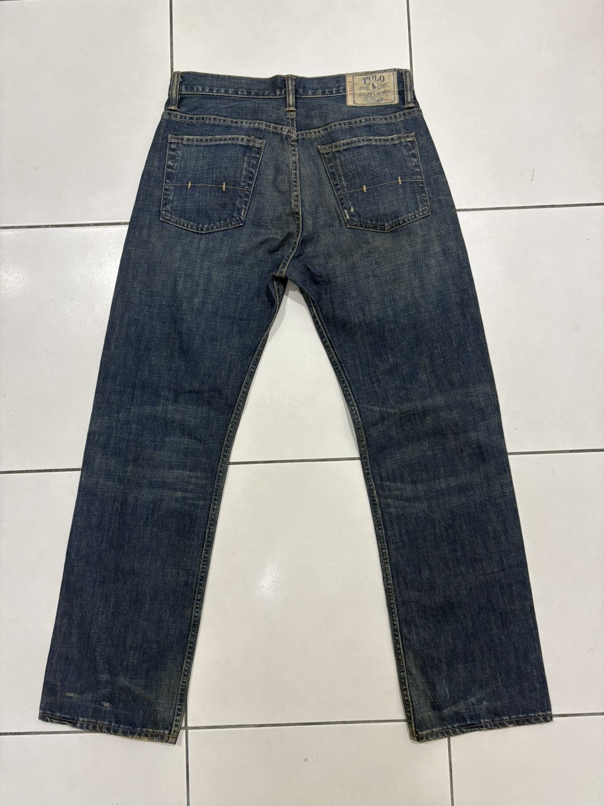 Polo Ralph Lauren crazy vintage y2k polo ralph lauren baggy jeans Size US 31 - 1 Thumbnail