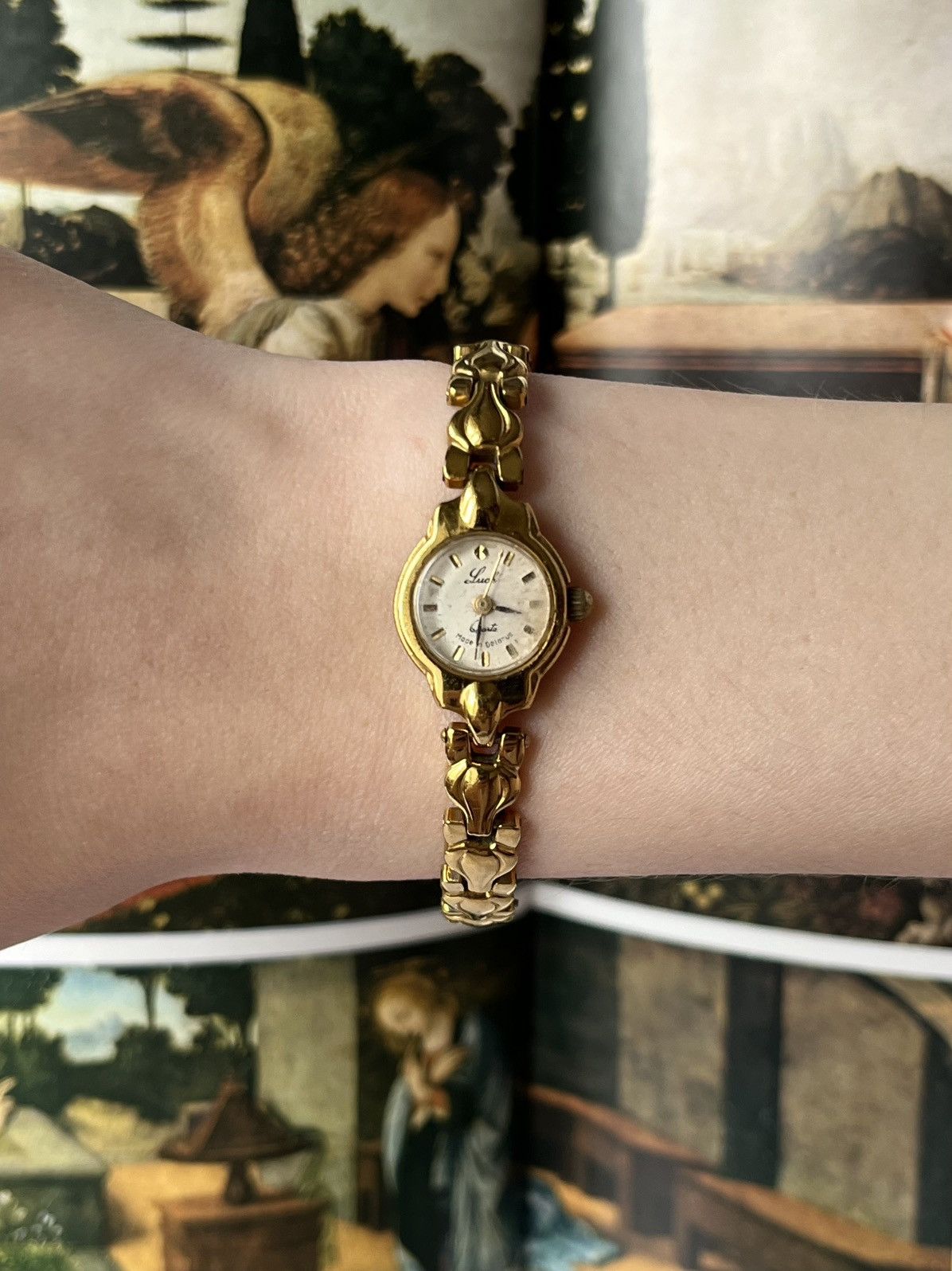 Jewelry Vintage Luch Women’s USSR Watch with Gold Bracelet Size ONE SIZE - 3 Thumbnail