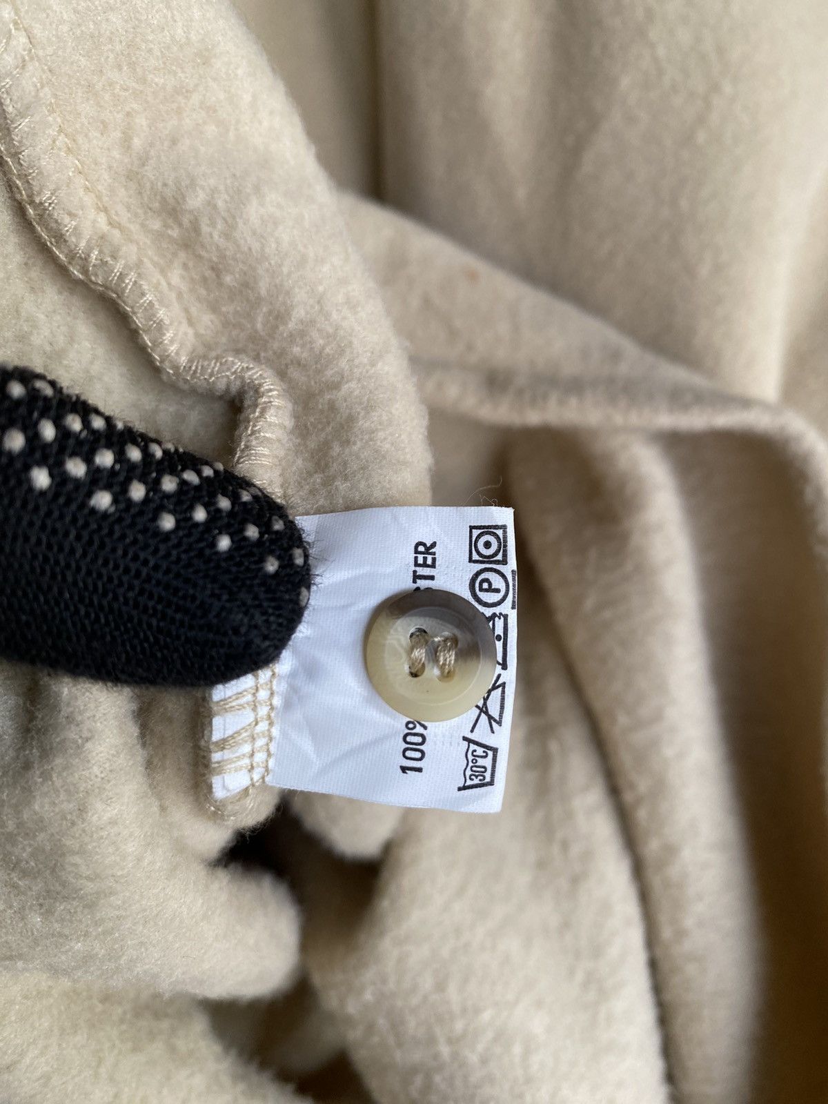 Vintage Nature et Liberté Beige Fleece Shirt Jacket | Minimalist Size US M / EU 48-50 / 2 - 8 Thumbnail