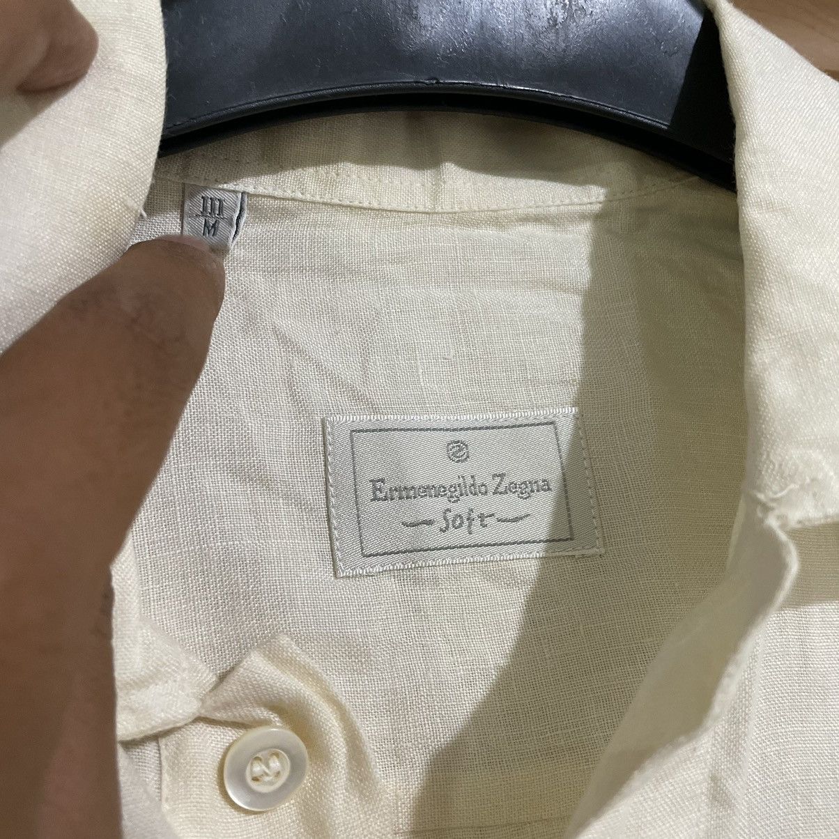 Ermenegildo Zegna Ermenegildo Zegna Linen Soft Oversize Shirt Size US M / EU 48-50 / 2 - 3 Thumbnail