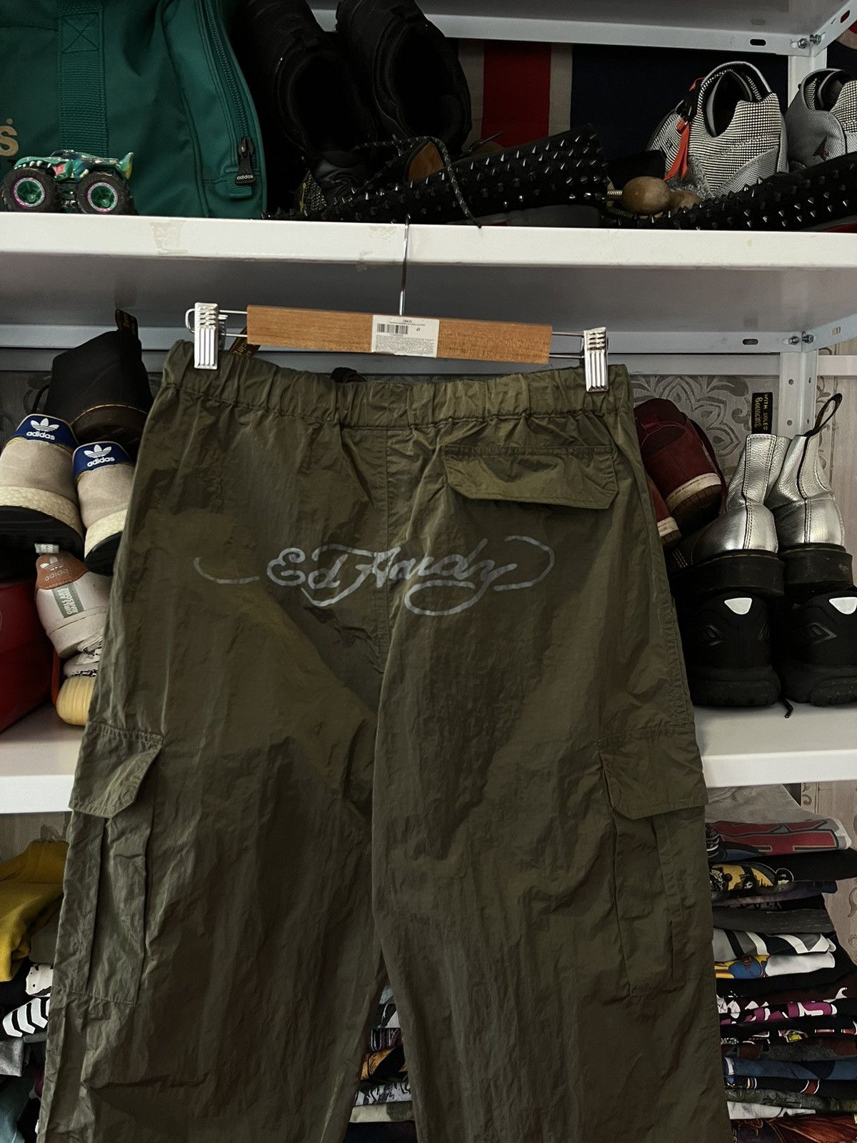 Christian Audigier Vintage Ed hardy sweatpants big logo dragon Size US 30 / EU 46 - 3 Thumbnail