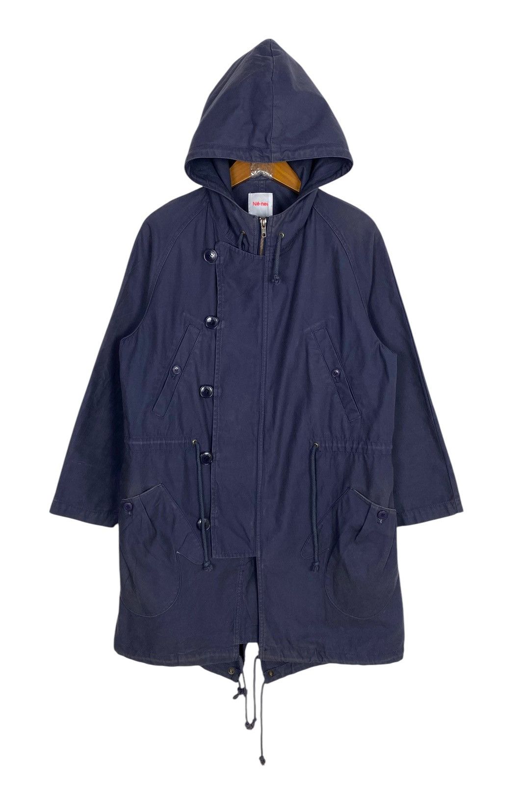 Issey Miyake Rare‼️ Ne-Net by Issey Miyake Hoodie Fishtail Parka Size US S / EU 44-46 / 1 - 1 Thumbnail