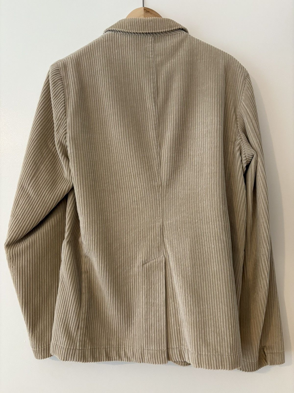 Officine Generale Ecru Corduroy Blazer Size 38R - 3 Thumbnail