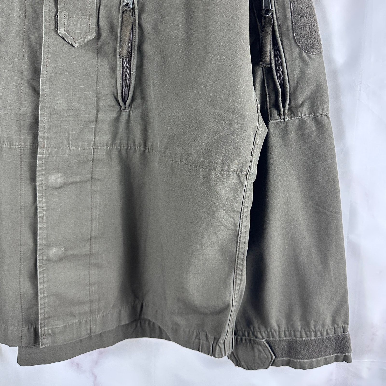Vintage Austrian Military Green KAZ-03 Ripstop Shirt Size US L / EU 52-54 / 3 - 4 Thumbnail