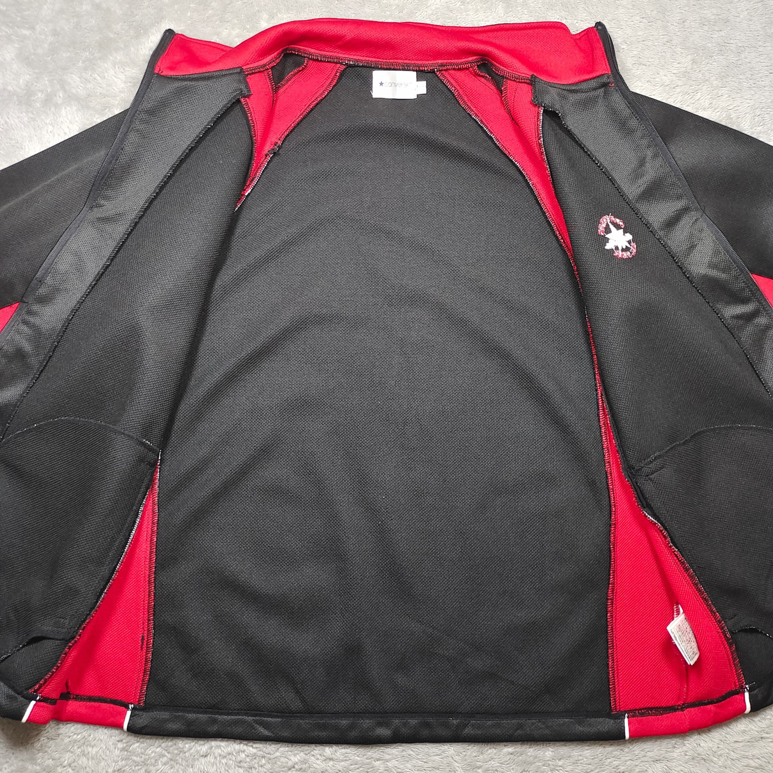 Converse Converse All Star Track Jacket, Black and Red Y2K Sportswear Size US M / EU 48-50 / 2 - 8 Thumbnail