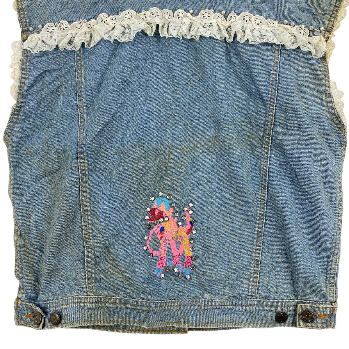 Guess × Vintage Vintage GUESS Retro Style Button Up Sleeveless Denim Jeans Size US M / EU 48-50 / 2 - 6 Thumbnail