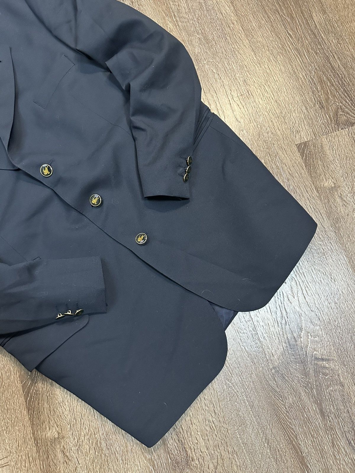 Burberry Burberrys Vintage Wool Blazer Button Men’s Size US 40R Size 40R - 3 Thumbnail