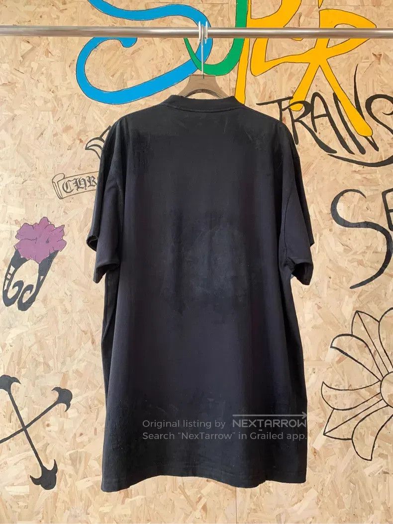Balenciaga Balenciaga Mud Dyed Manchester United Black Short Sleeve T Size US L / EU 52-54 / 3 - 6 Thumbnail