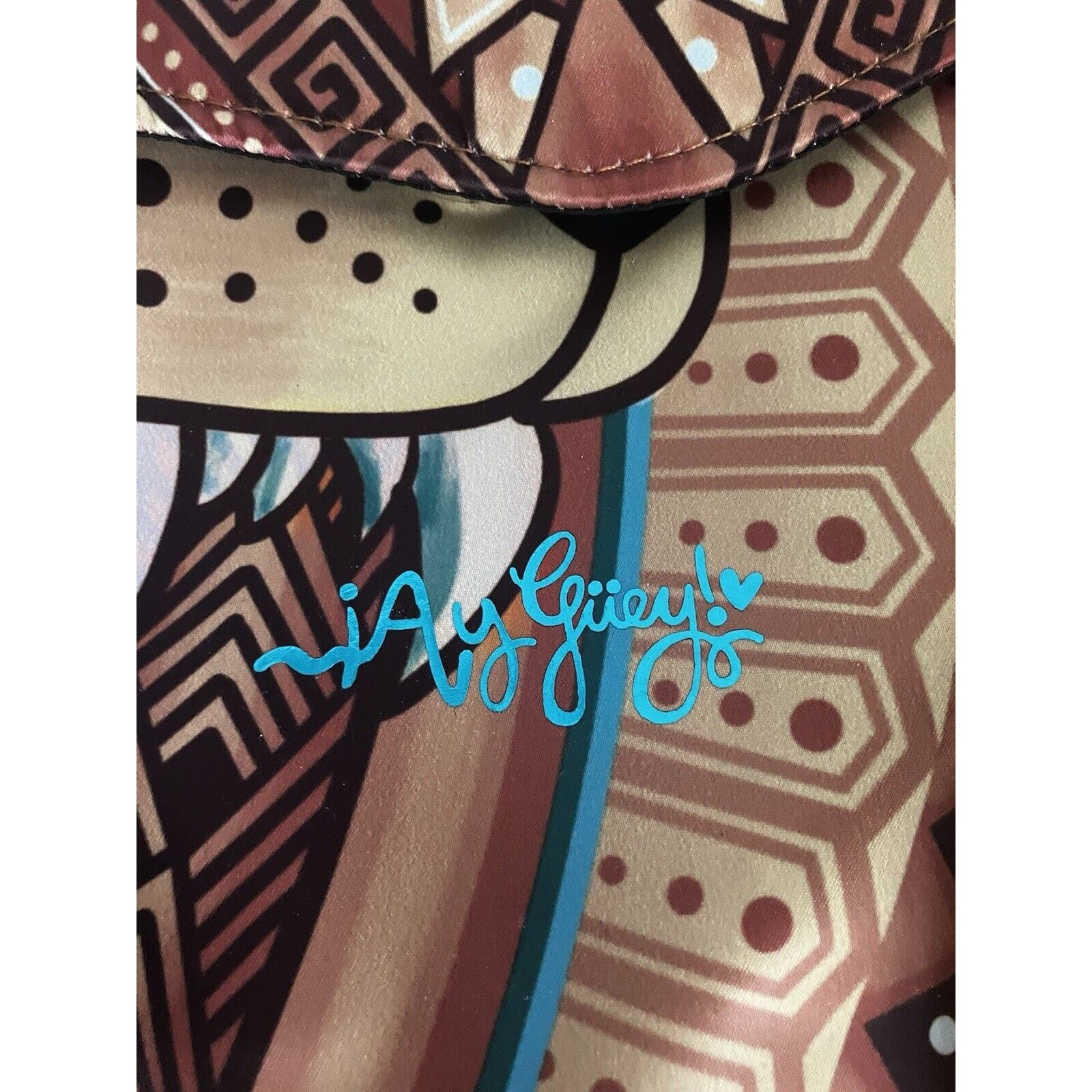 ay el ay en Ay Guey! Jungle back pack purse adjustable Hand made Mexico Size ONE SIZE - 7 Thumbnail
