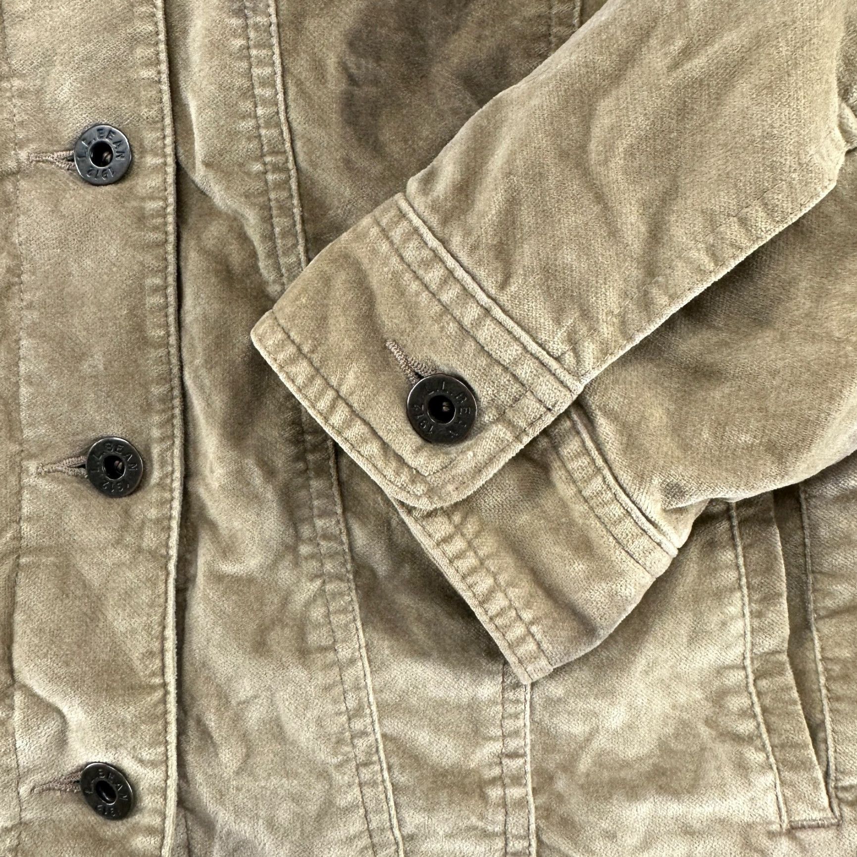 Vintage VINTAGE L.L. Bean Jacket Womens M Brown Tan Corduroy Lined Velour Velvet Cotton Western Casual 90s Mens? Girls? Size M / US 6-8 / IT 42-44 - 5 Thumbnail