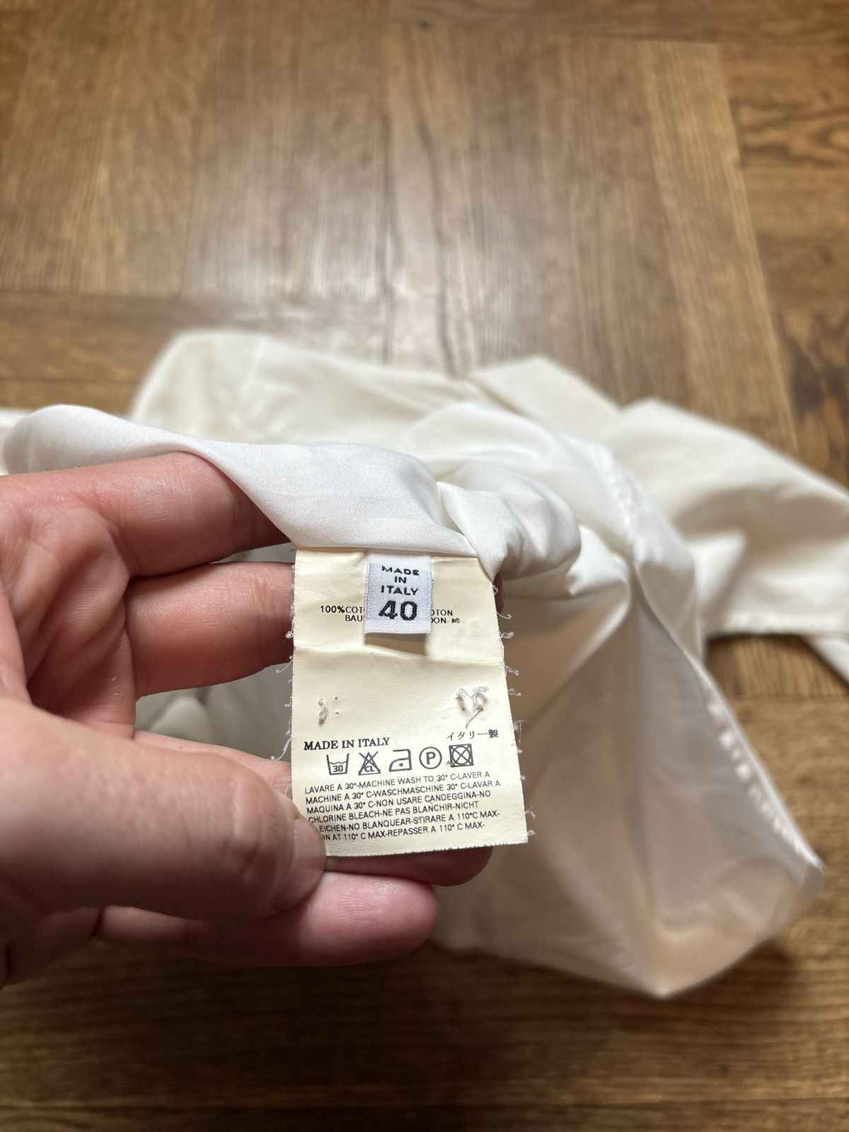 Maison Margiela FW05 Handstich “Selvedge” Button up. Size S / US 4 / IT 40 - 6 Thumbnail